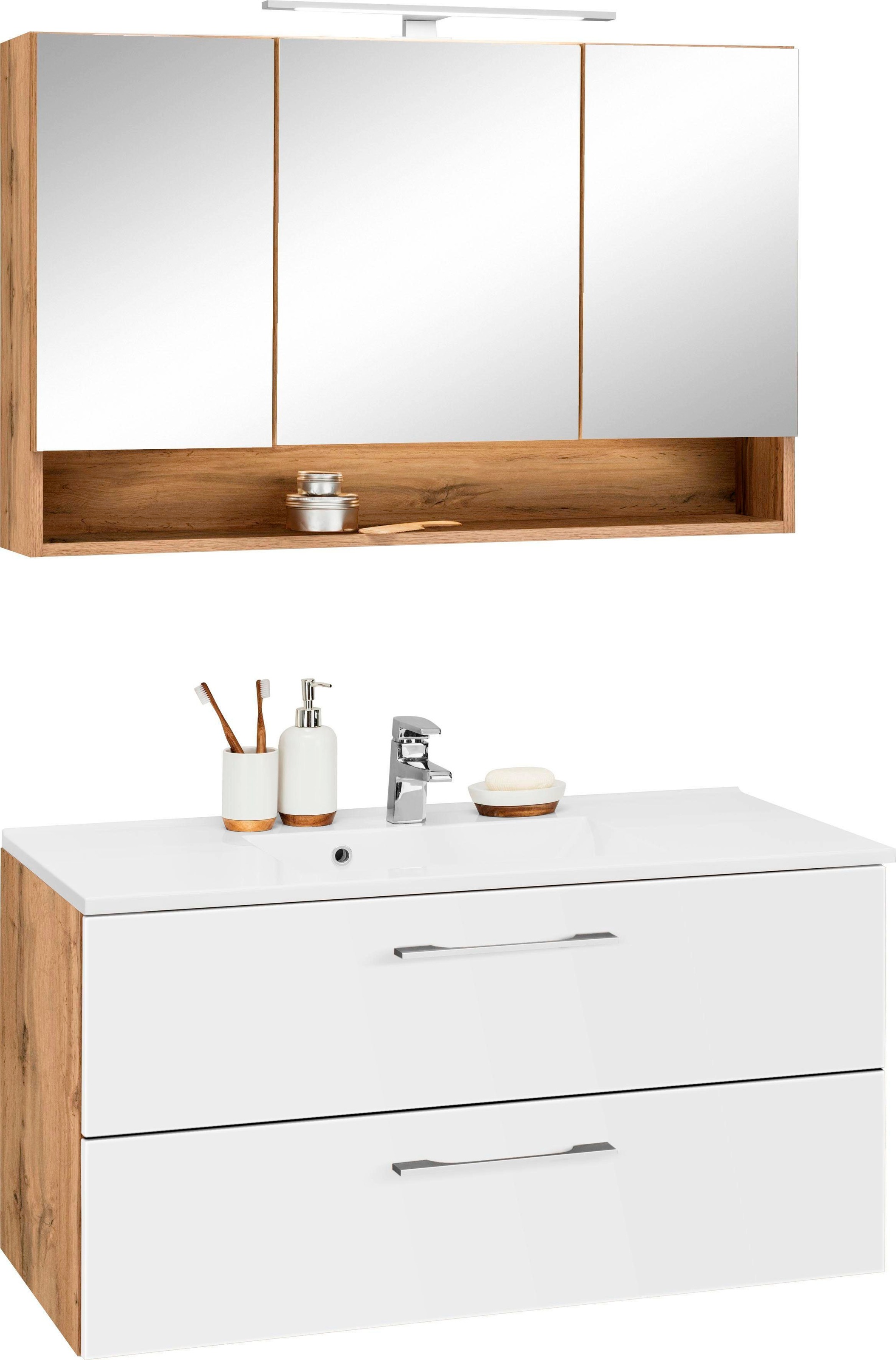 welltime Badmöbel-Set "Soria" 2 Stk. tlg. günstig online kaufen