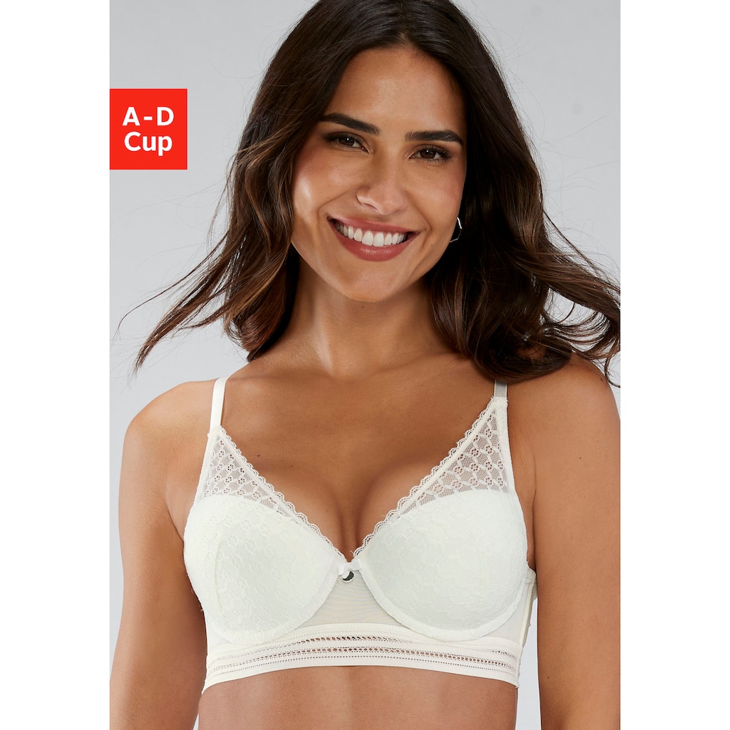 s.Oliver Push-up-BH »Estelle«, mit graphischer Spitze, Dessous