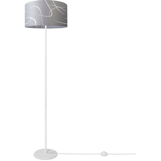 Paco Home Stehlampe »Luca Tribal«, Dreibein Mit Lampenschirm Stoff Stehleuchte  Modern Abstrakt Uni E27 | BAUR