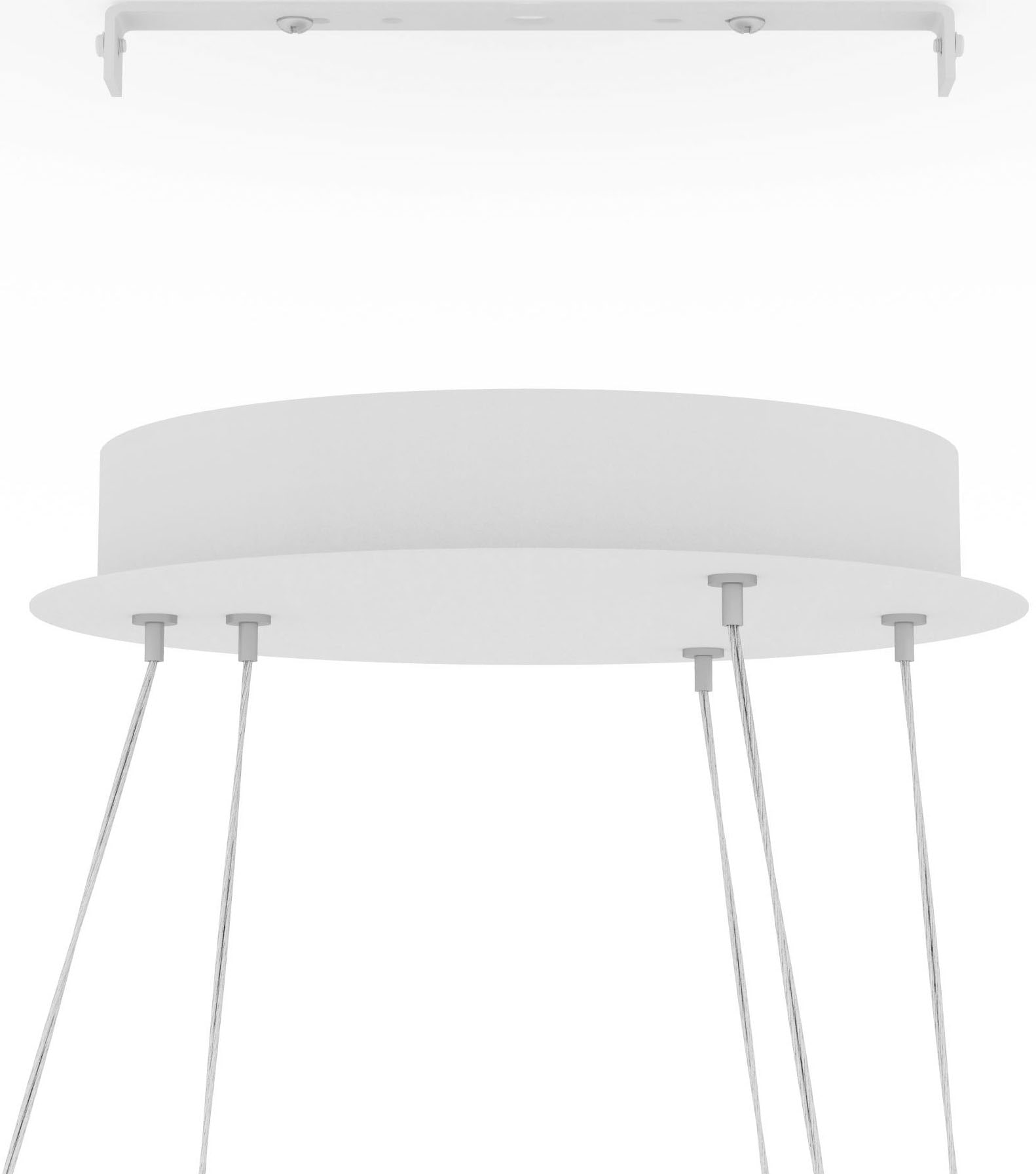 EGLO Hängeleuchte »LOBINERO-Z« in weiß aus Alu, Stahl / inkl. LED fest  integriert - 43,2 Watt | BAUR | Pendelleuchten
