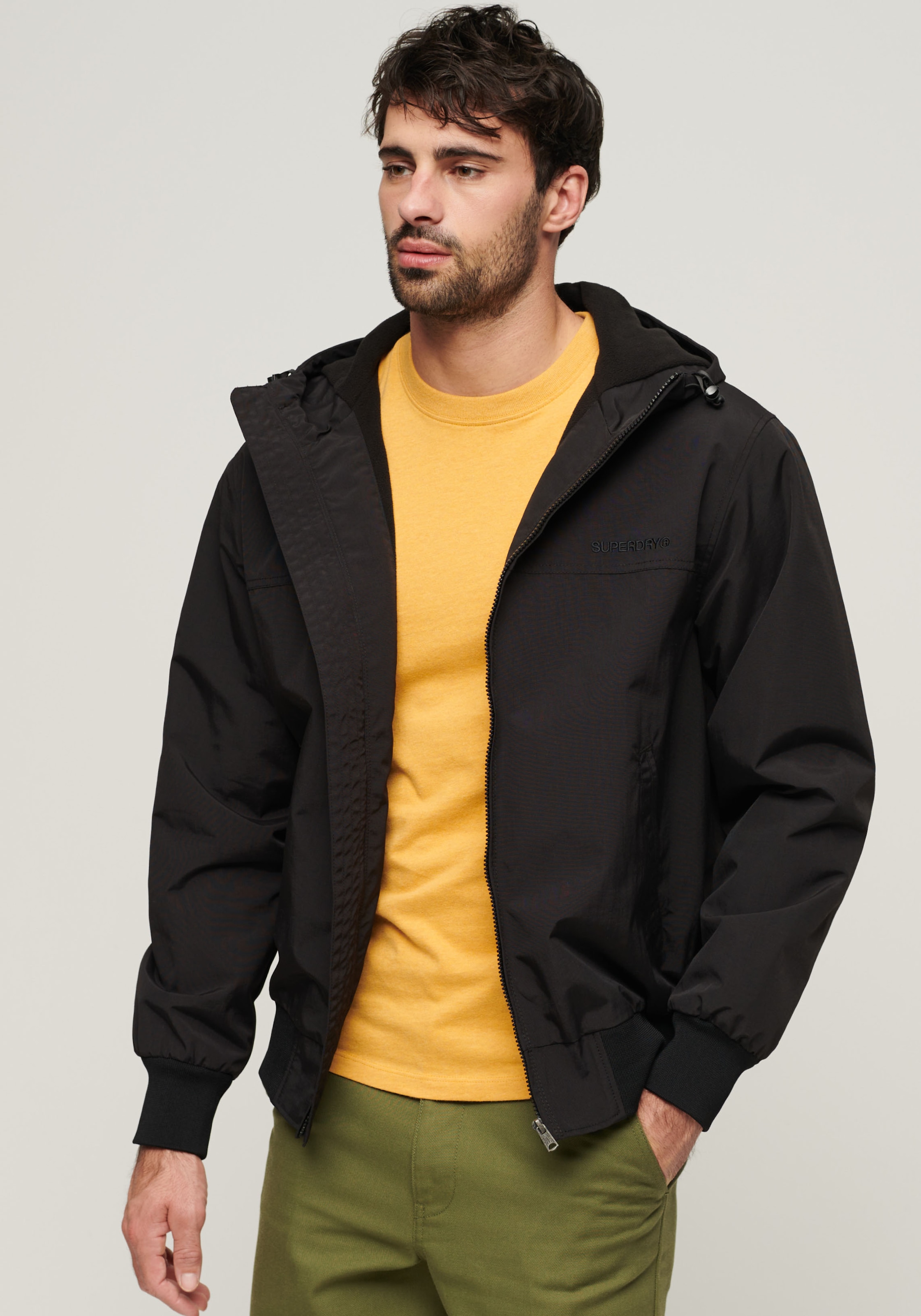 Superdry Bomberjacke "SURPLUS NYLON HOODED BOMBER", mit Kapuze