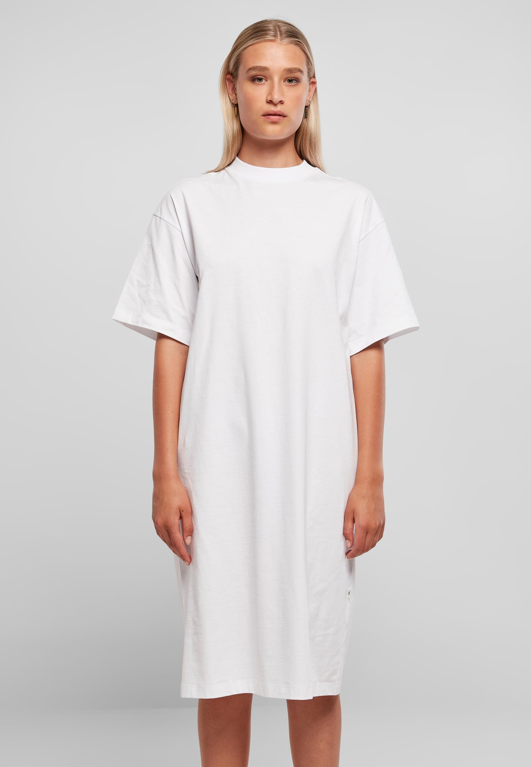 URBAN CLASSICS Shirtkleid »Urban Classics Damen Ladies Organic Long Oversized Tee Dress«, (1 tlg.)