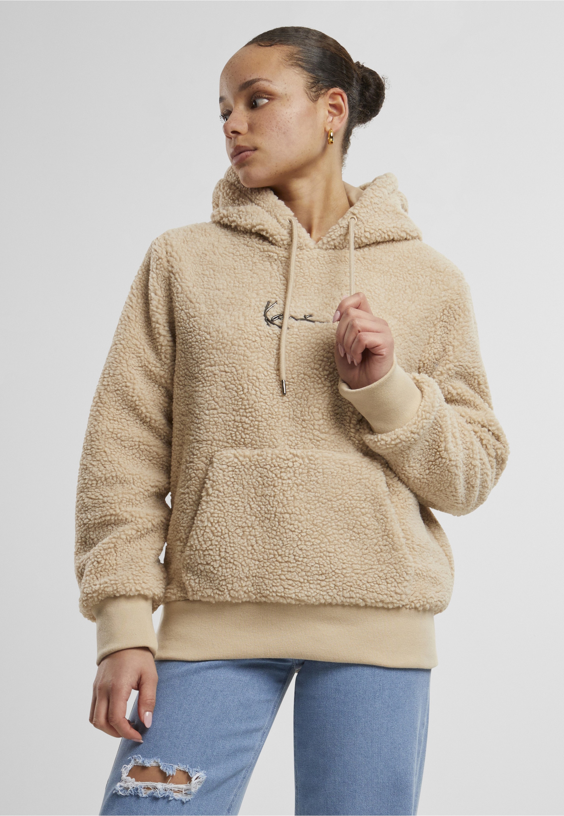 Karl Kani Kapuzenpullover »Karl Kani KKWQ42044 Small Signature Teddy Hoodie« 1 tlg.