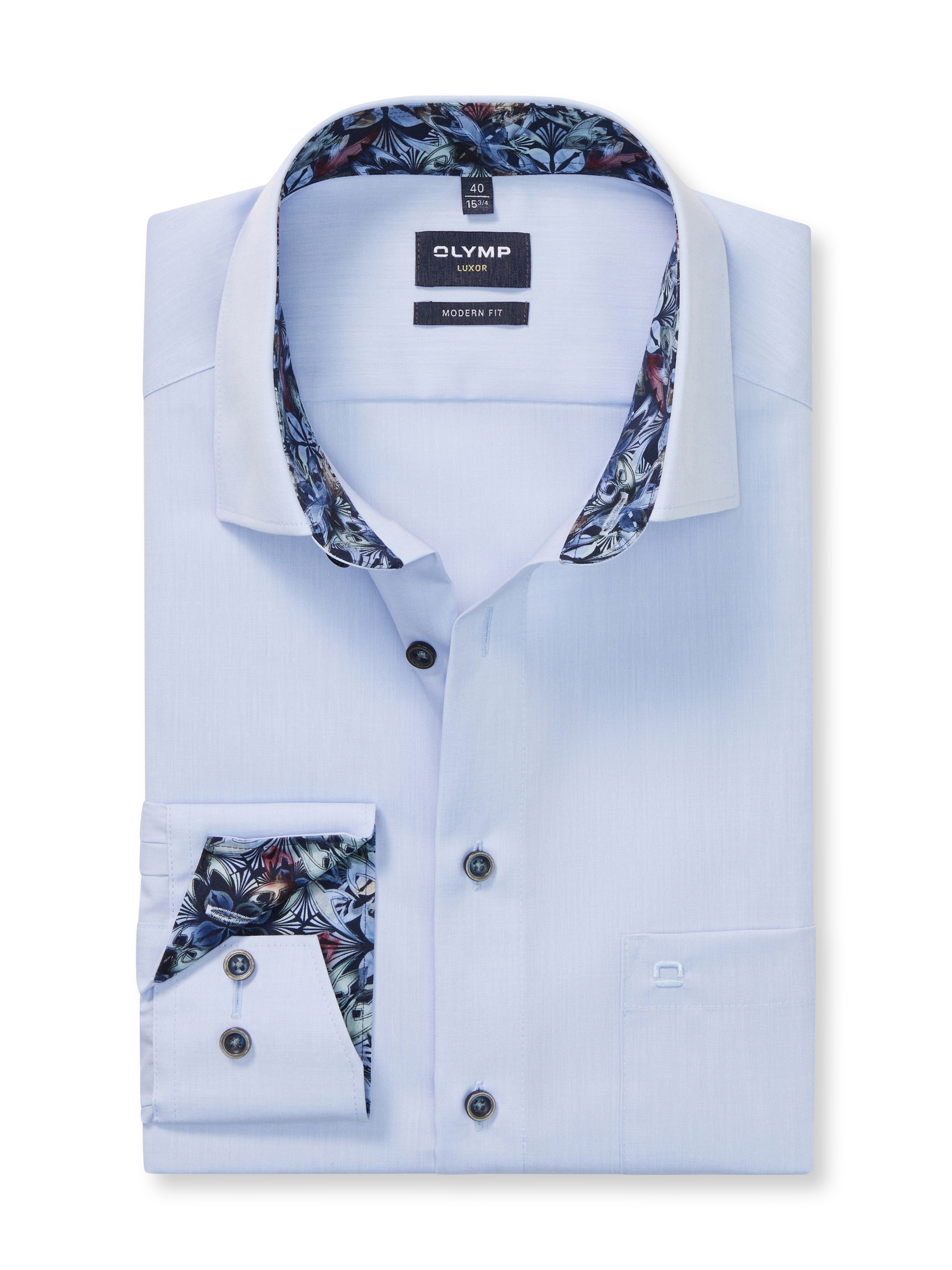 OLYMP Langarmhemd "Luxor modern fit", Businesshemd, modern fit, New-Kentkra günstig online kaufen