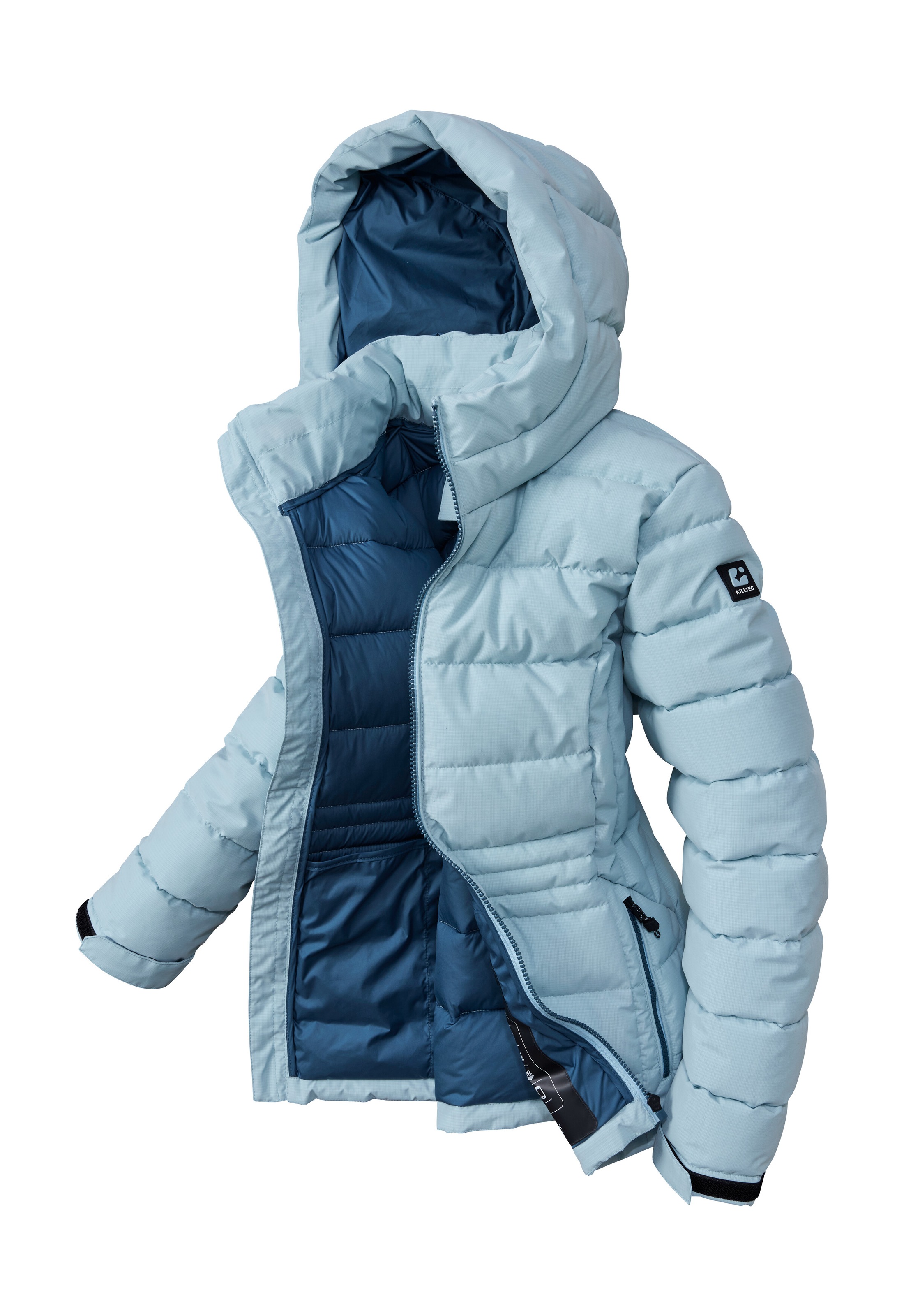 Killtec Steppjacke »KOW 10 WMN QLTD JCKT«, Winddichte, wasserabweisende Damen Steppjacke mit verstellbarer Kapuze