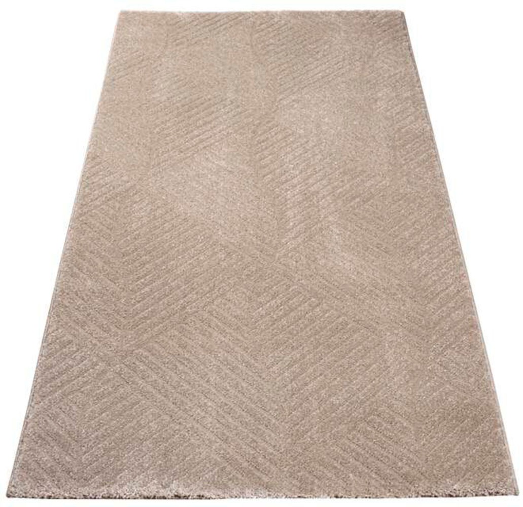 Carpet City Teppich "Friseé-Teppich FANCY 904" rechteckig 12 mm Höhe Läufer günstig online kaufen