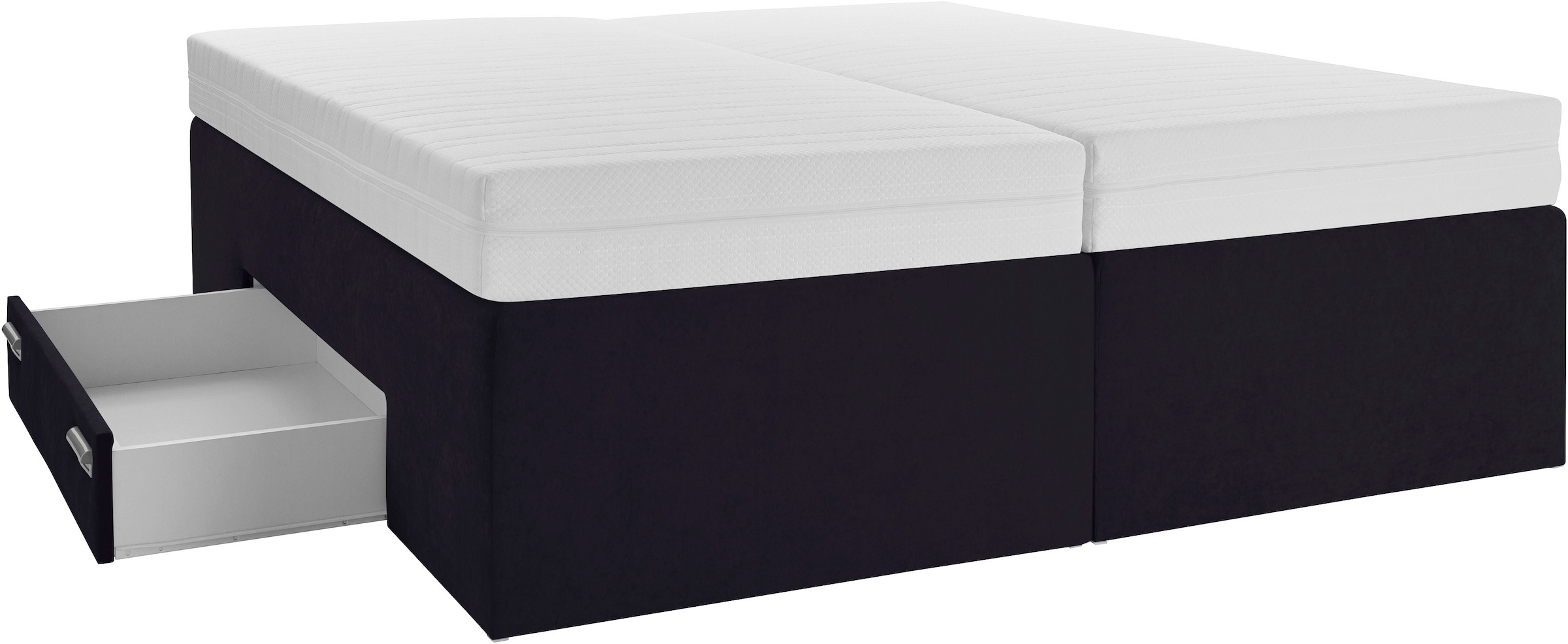 Westfalia Schlafkomfort Boxspringbett, mit integrierter Schublade, frei im Raum stellbar