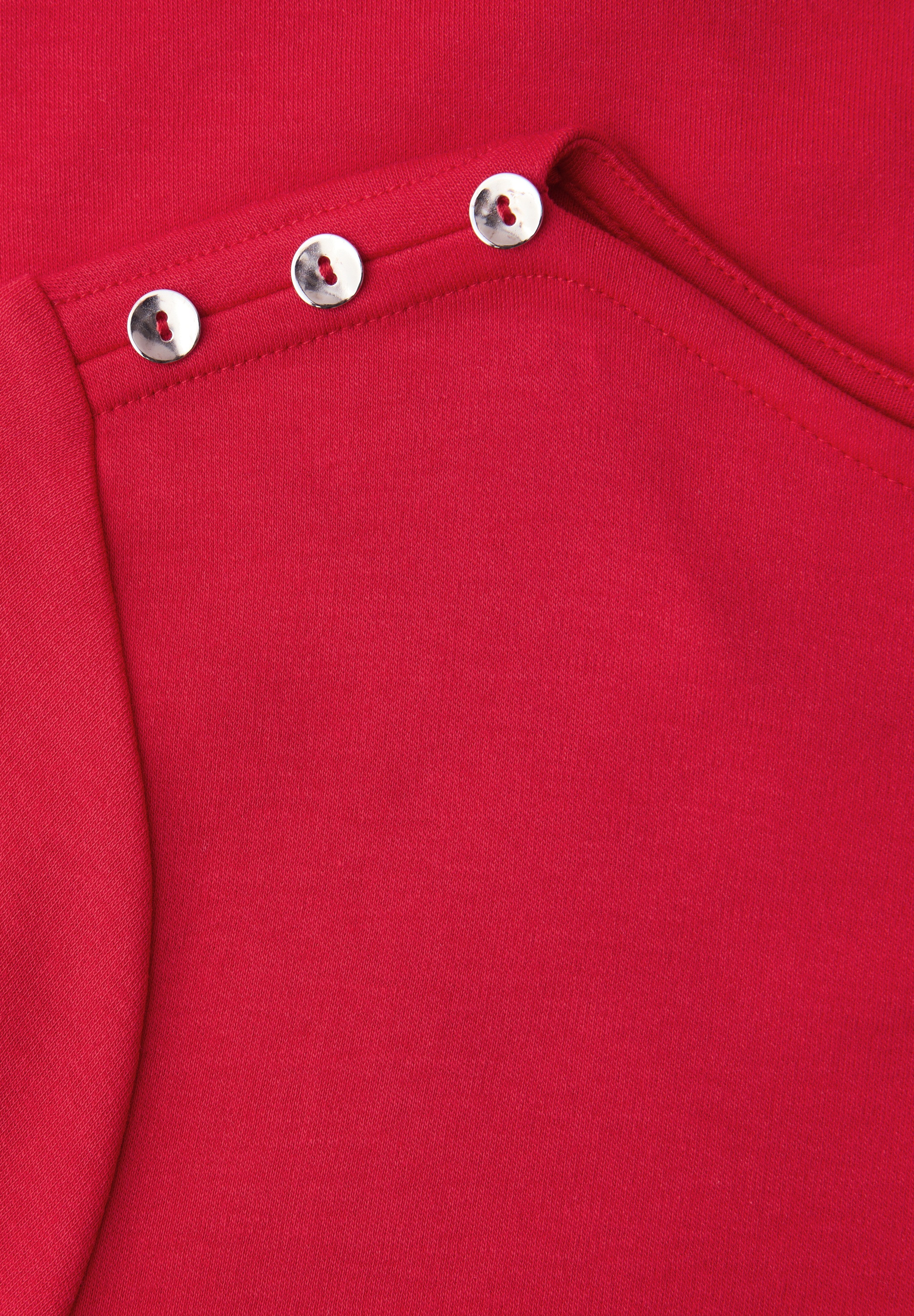 STREET ONE T-Shirt aus Jersey in Unifarbe