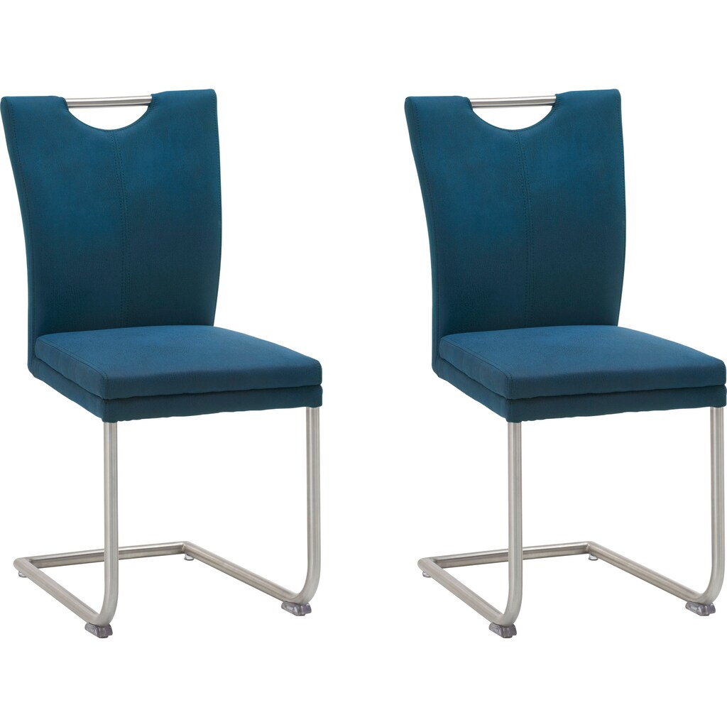 NIEHOFF SITZMÖBEL Esszimmerstuhl »Top Chairs«, Microfaser, Griff im Rücken, 2er-Set