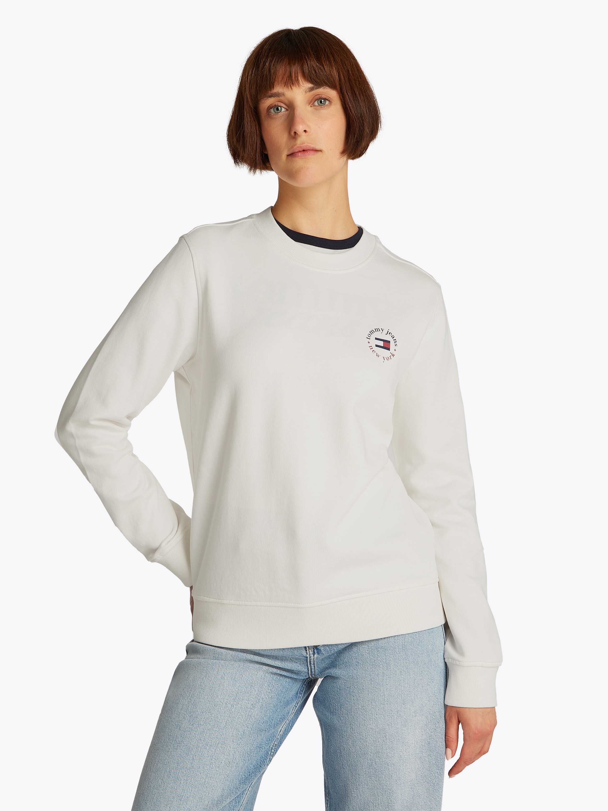 Tommy Jeans Sweatshirt »TJW REG ESSENTIAL LOGO 2 CREW«, mit Logo