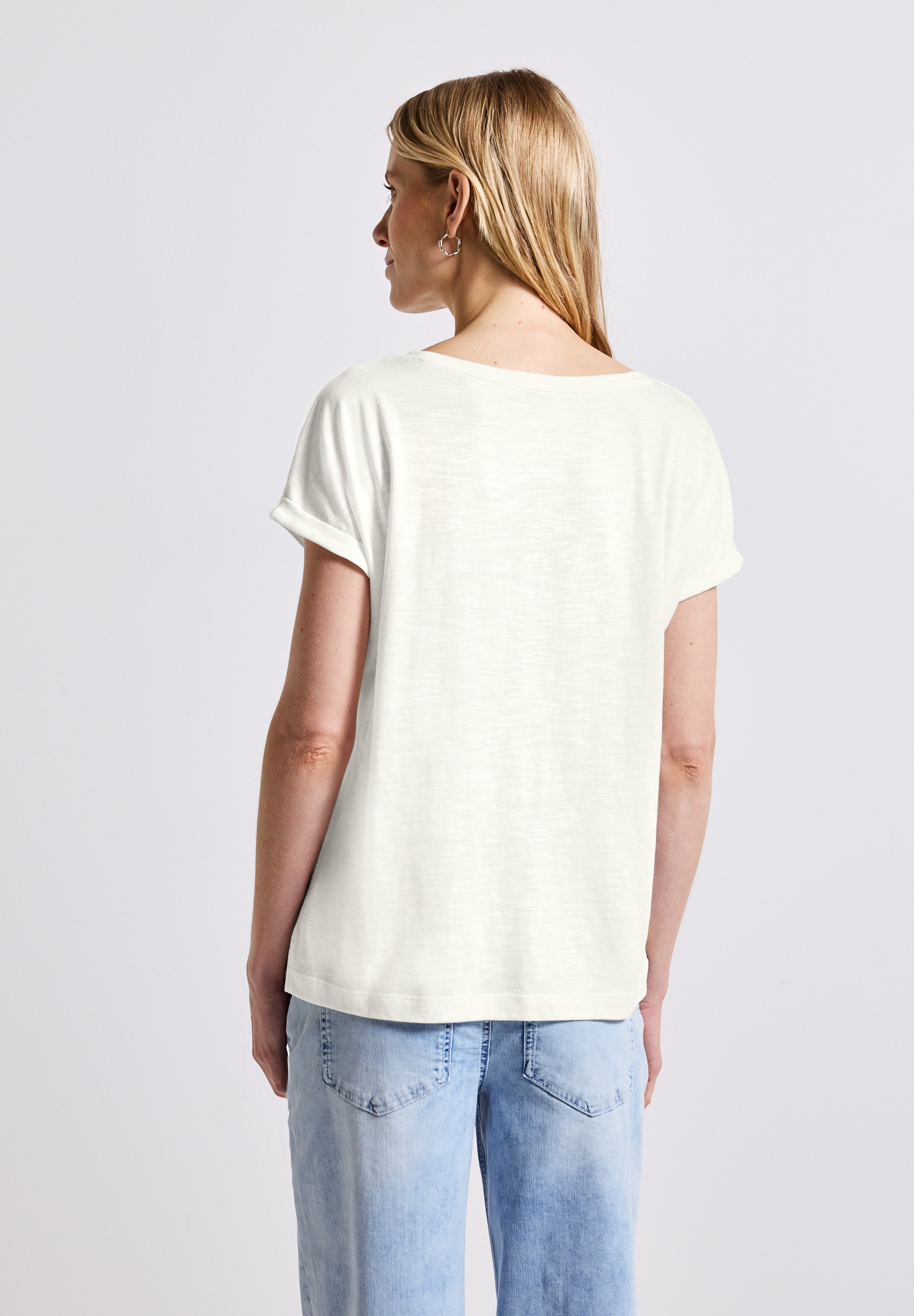 STREET ONE Shirttop, mit Frontprint und Wording Artwork günstig online kaufen