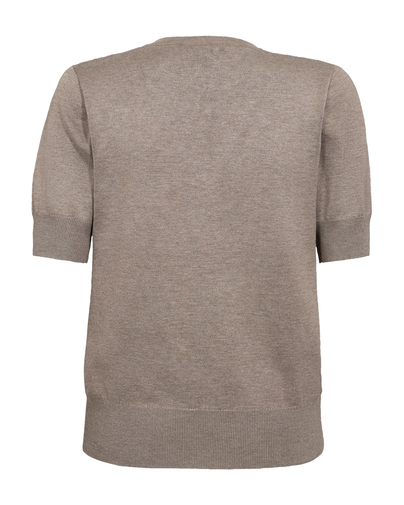 FREEQUENT Kurzarmpullover FQKATIE-PULLOVER mit V-Ausschnitt günstig online kaufen