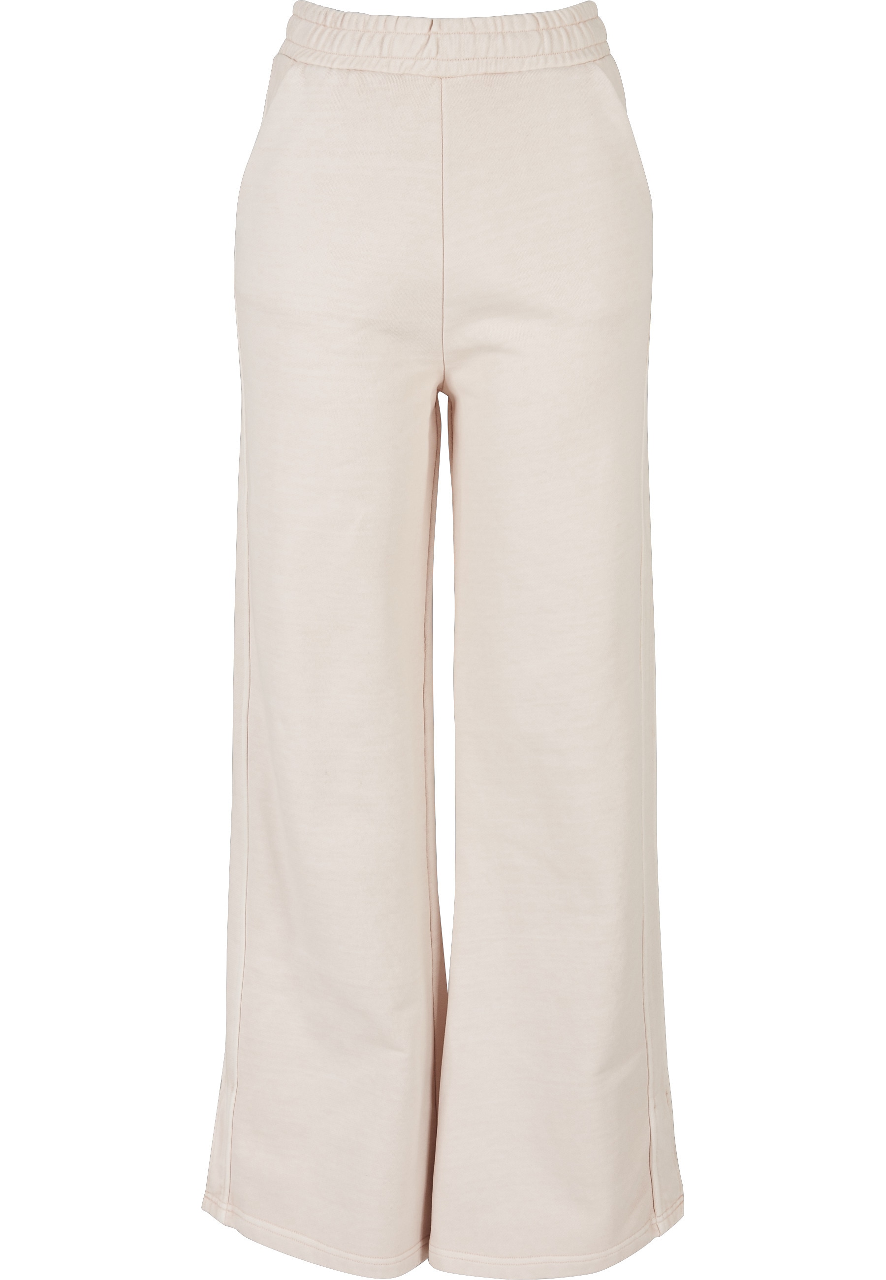 URBAN CLASSICS Sweathose "Urban Classics Damen Ladies Heavy Terry Garment Dye Slit Pants"