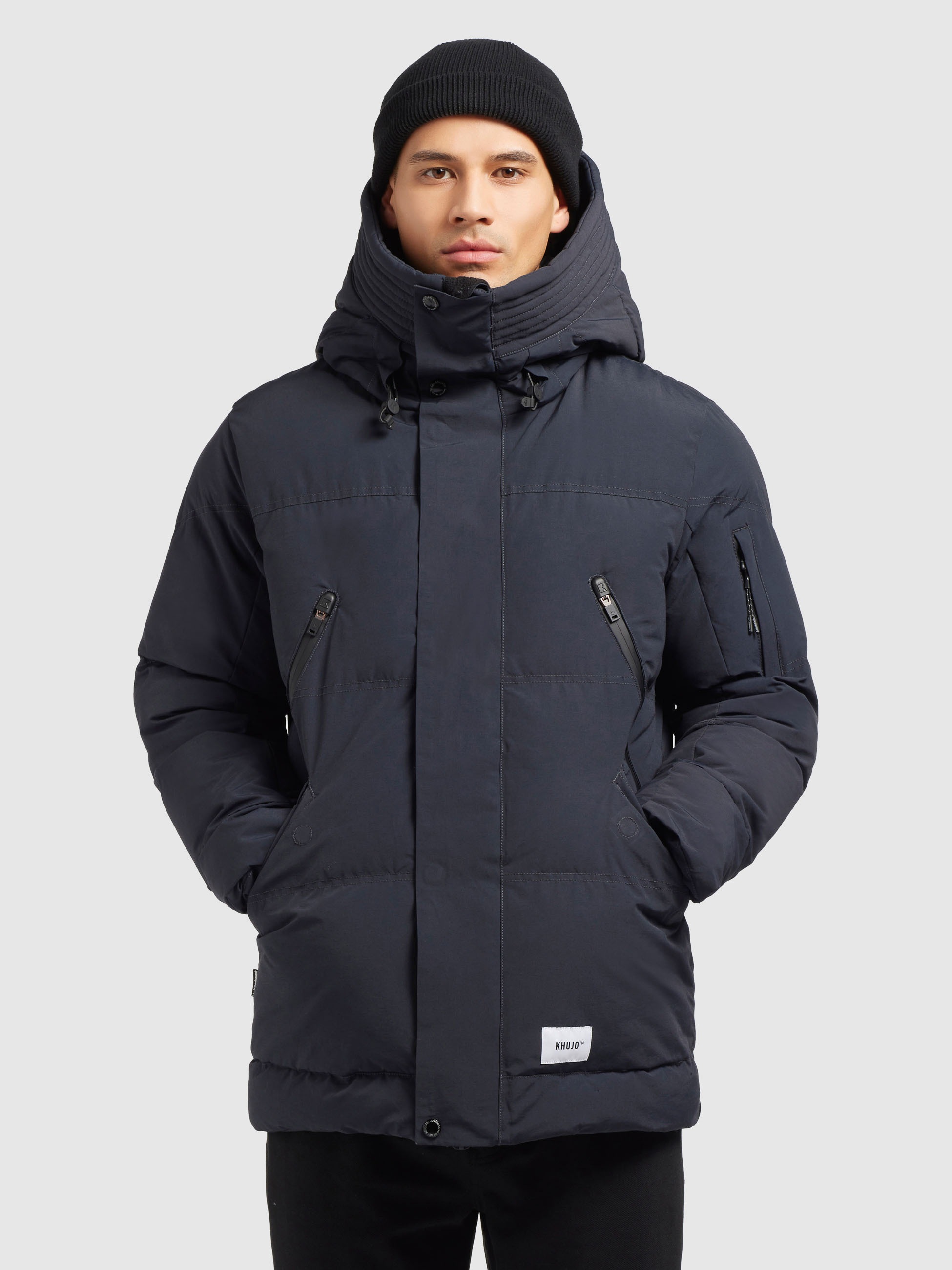 khujo Steppjacke »FANK2«, (1 St.), mit Kapuze