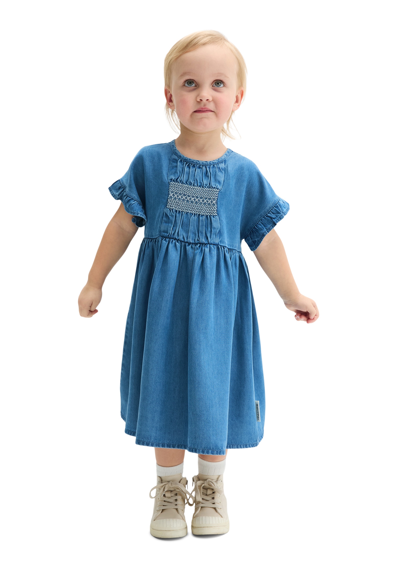 Marc O'Polo Sweatkleid »aus weicher Viskose in Denim-Optik«