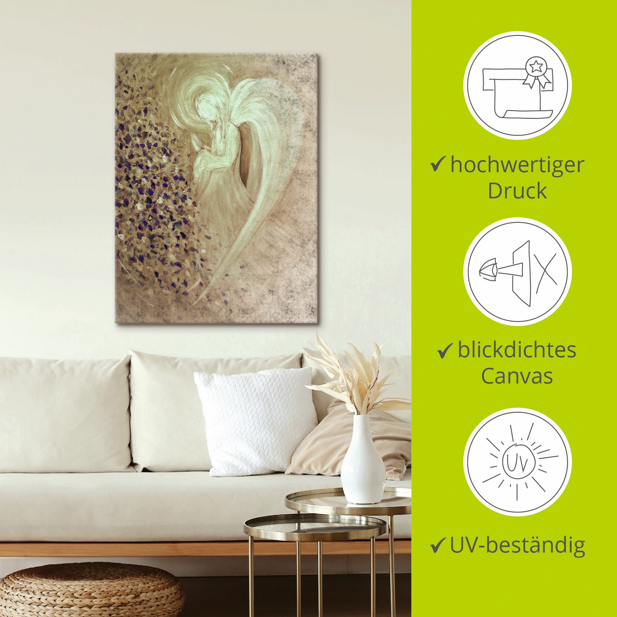 Artland Wandbild »Engel I«, Religion, (1 St.), als Leinwandbild, Poster, Wandaufkleber in verschied. Größen