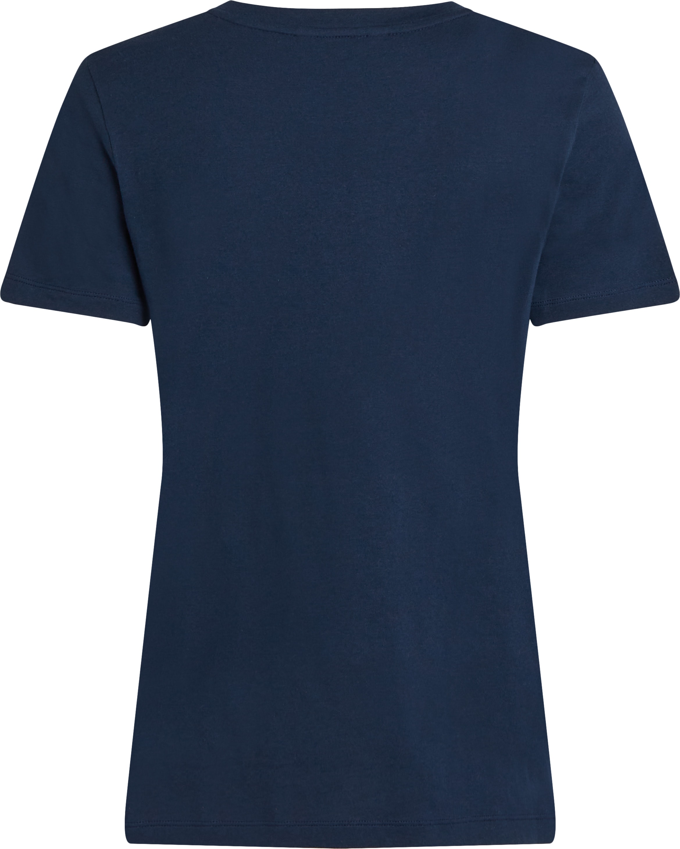 Tommy Hilfiger Curve Rundhalsshirt »CRV REG CORP LOGO C-NK SS«, in größeren Größen verfügbar, mit Logostickerei