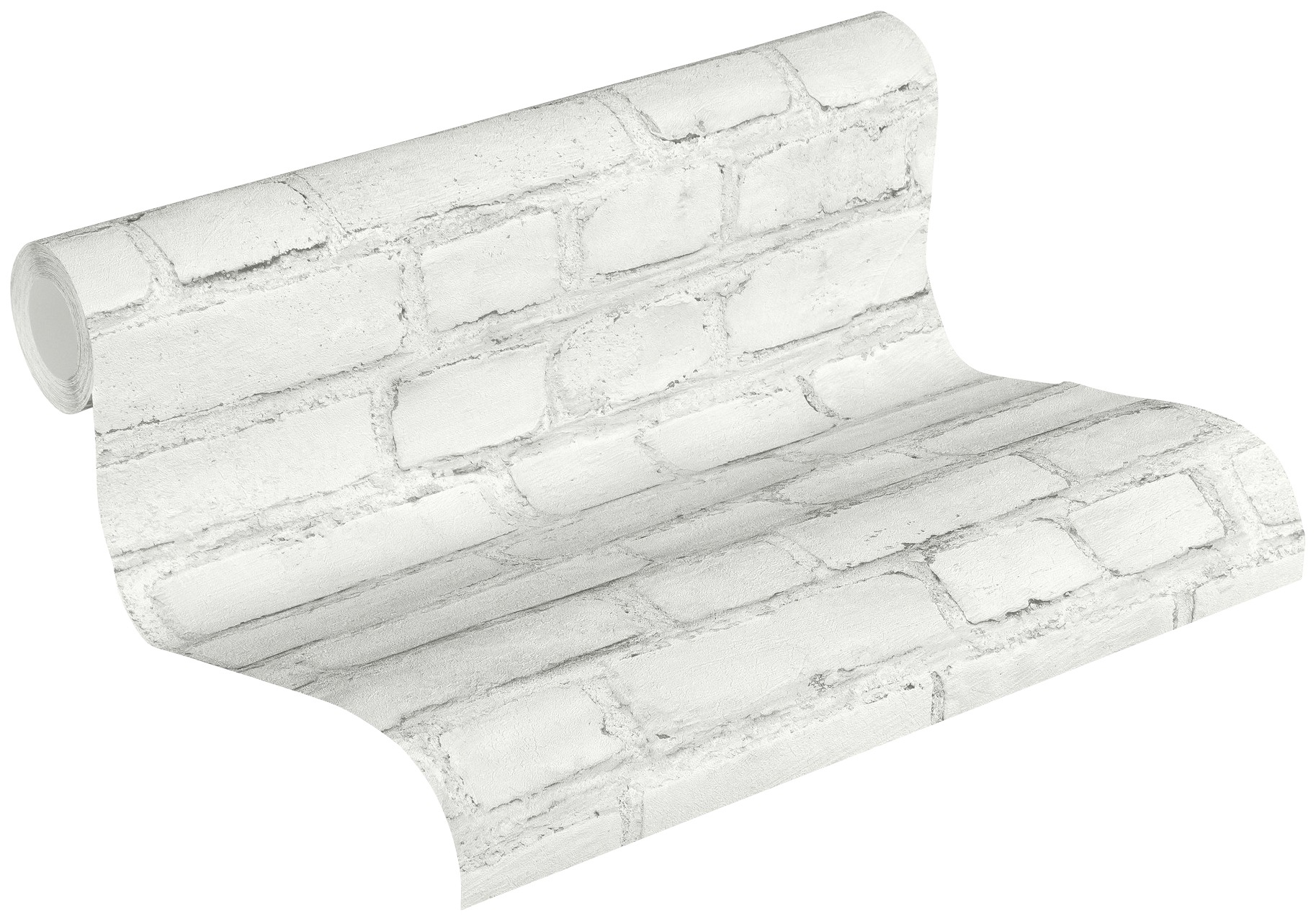 A.S. Création Vliestapete »Neue Bude 2.0 Stones & Structure in Vintage Backstein Optik«, gemustert-Motiv-abstrakt, Tapete Stein Tapeten Wohnzimmer Schlafzimmer Küche modern Design Optik