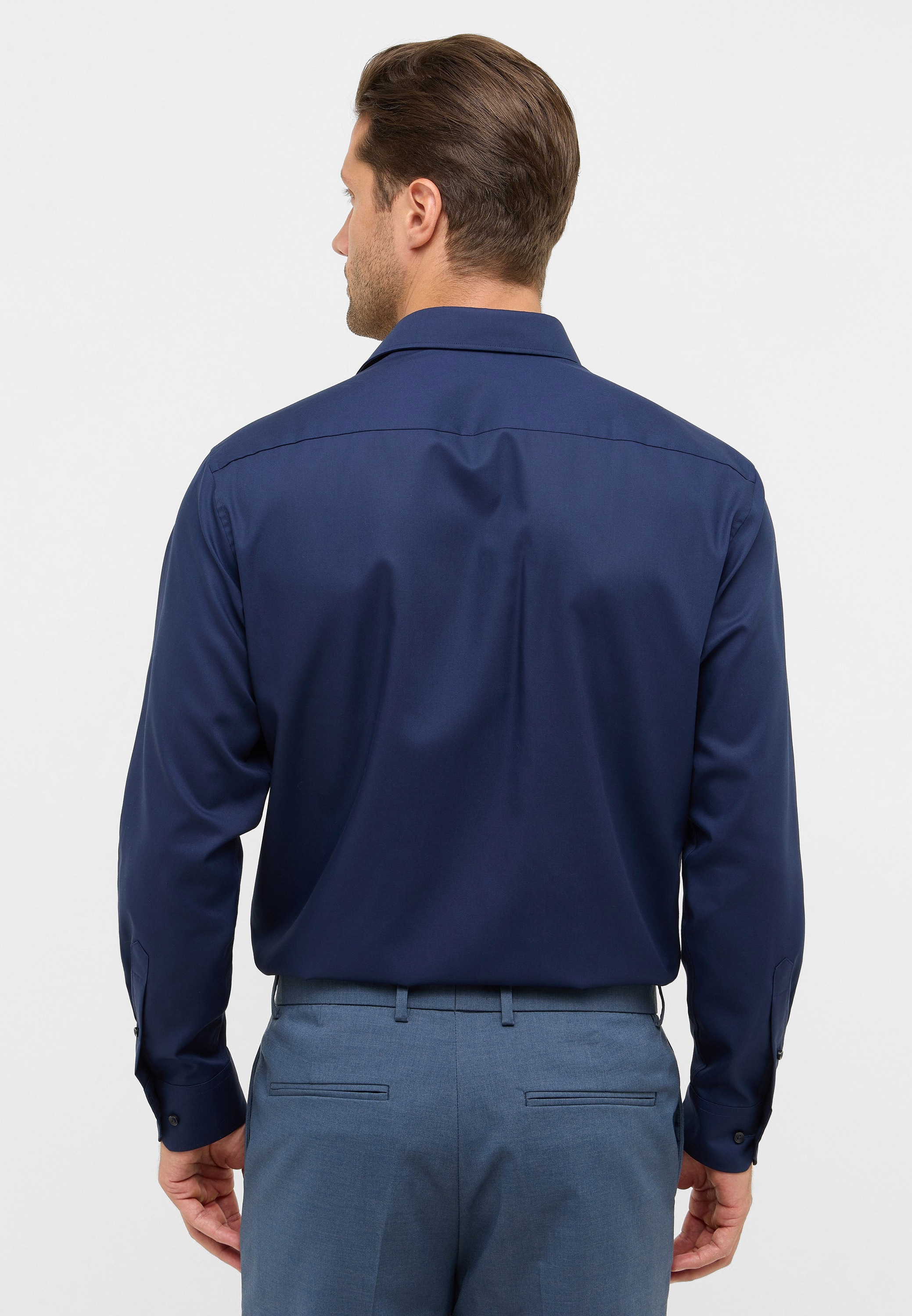 Eterna Langarmhemd, NON IRON (bügelfrei)