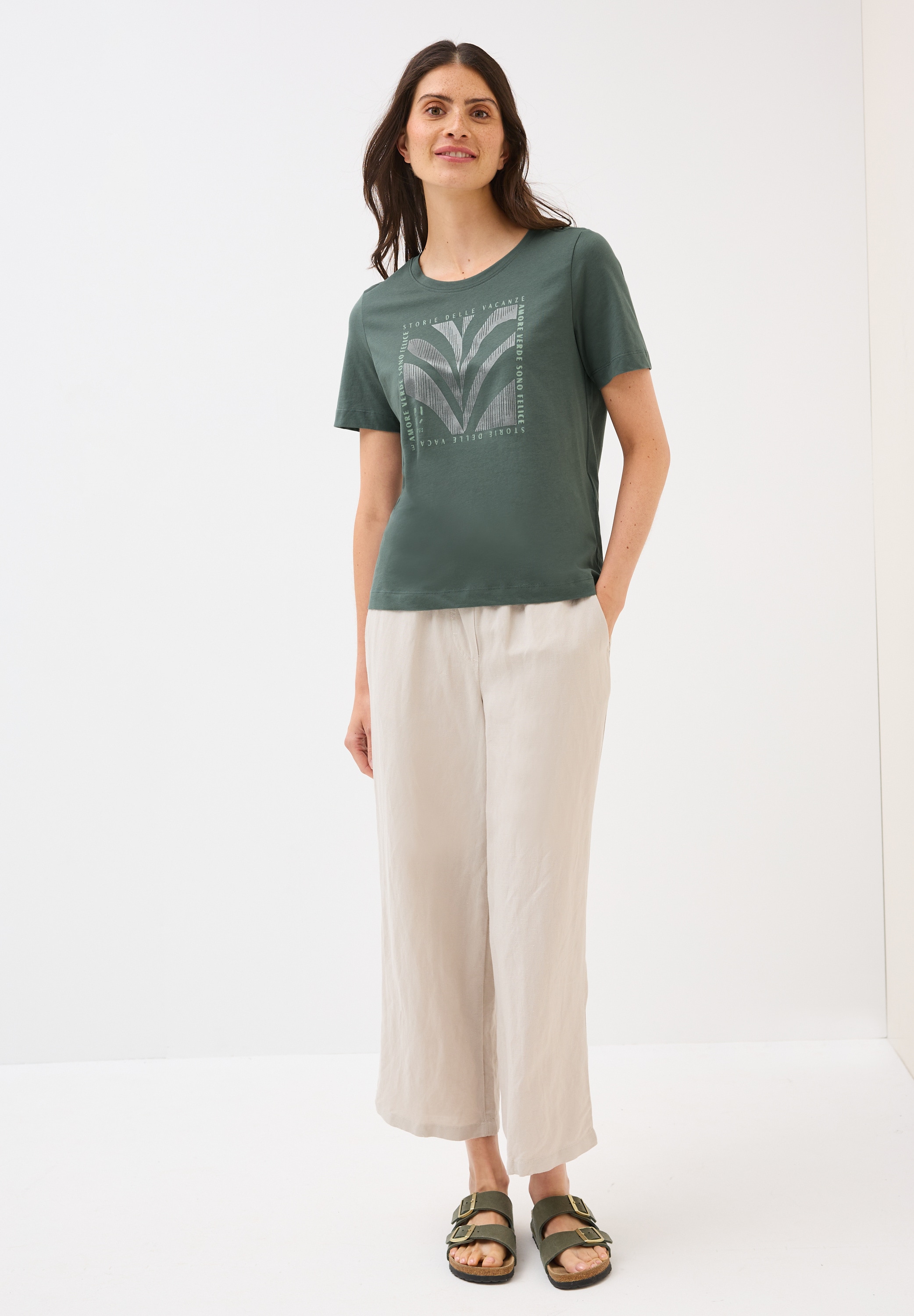 Cecil T-Shirt, aus reiner Baumwolle