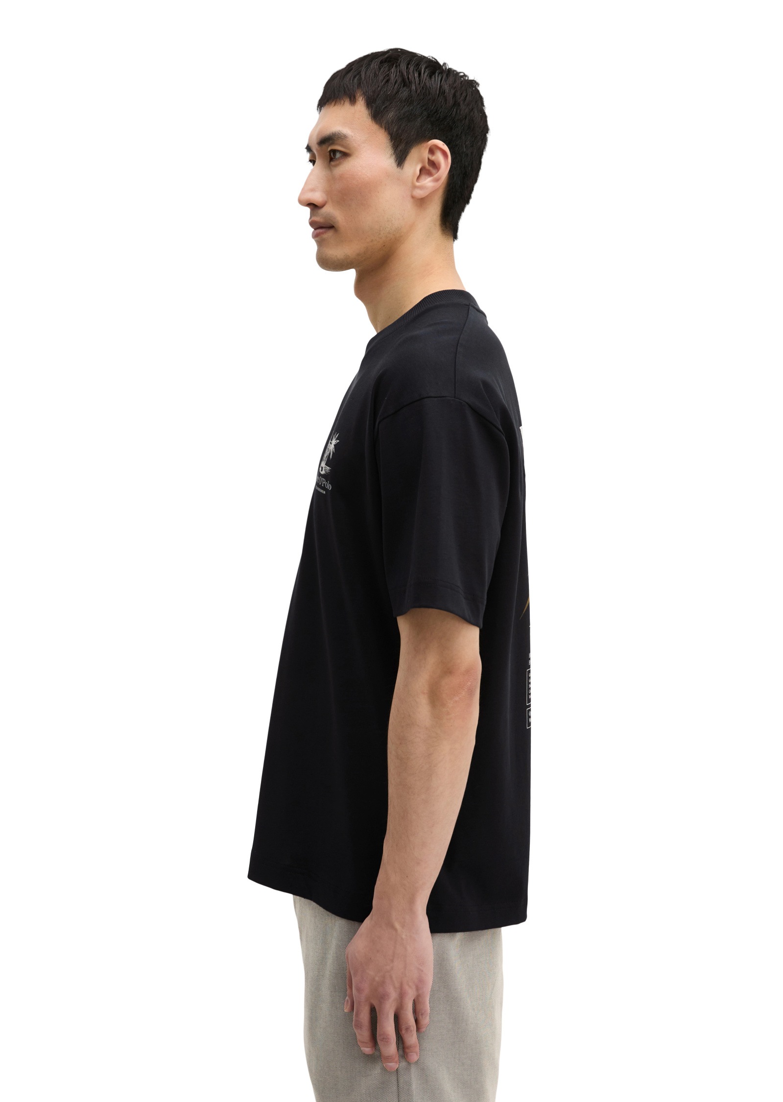 Marc O'Polo T-Shirt »mit saisonalem Rückenprint«