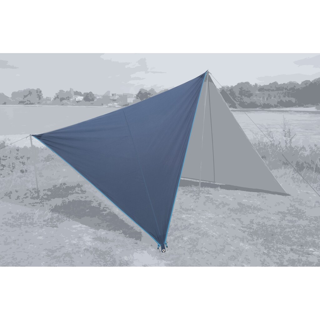 BENT Tarp-Zelt »Canvas Plain Sonnensegel Set«, (mit Transporttasche)