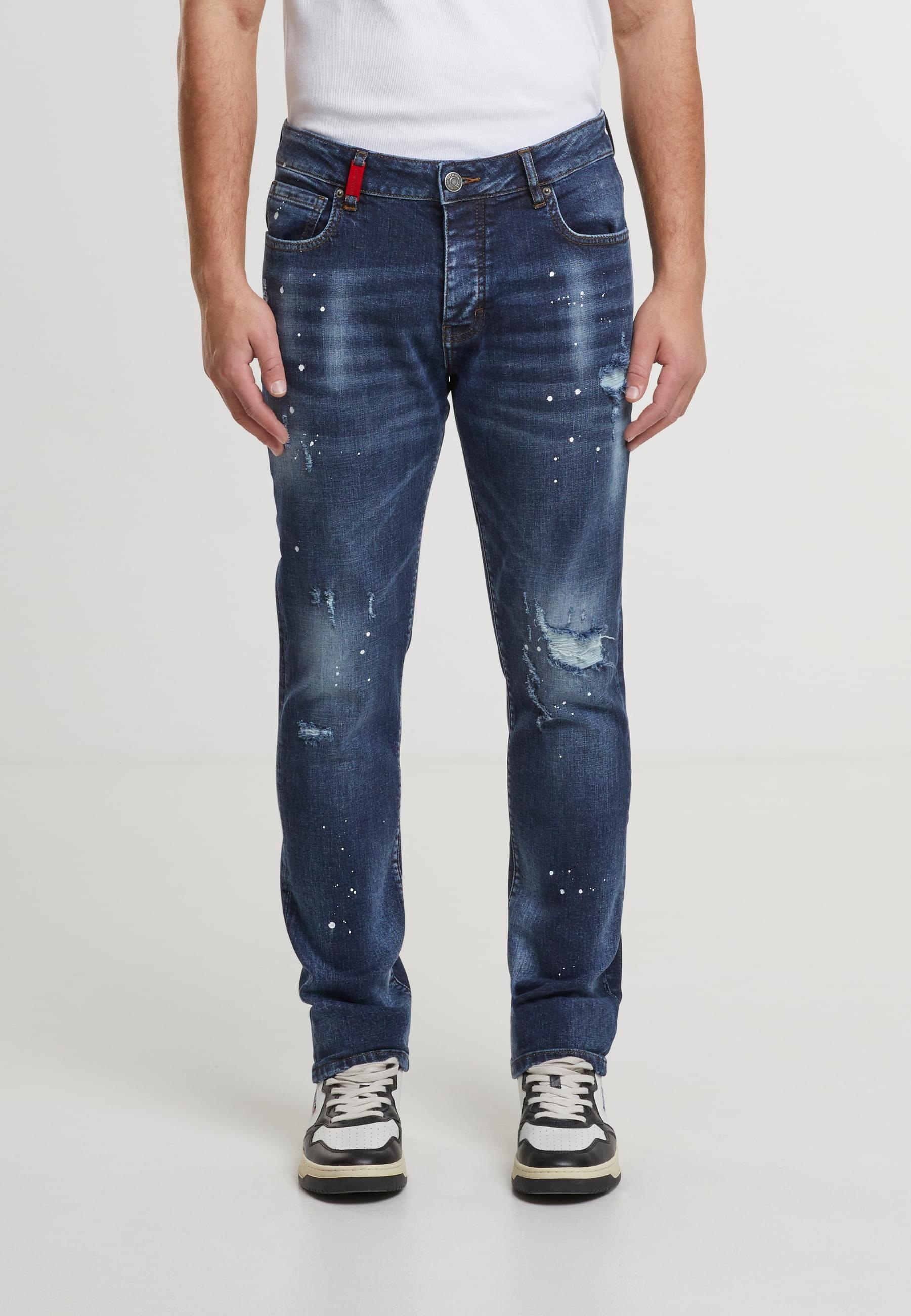 2Y Premium Bequeme Jeans »2Y Premium 2Y CARLOS DESTROYED SLIM FIT JEANS«