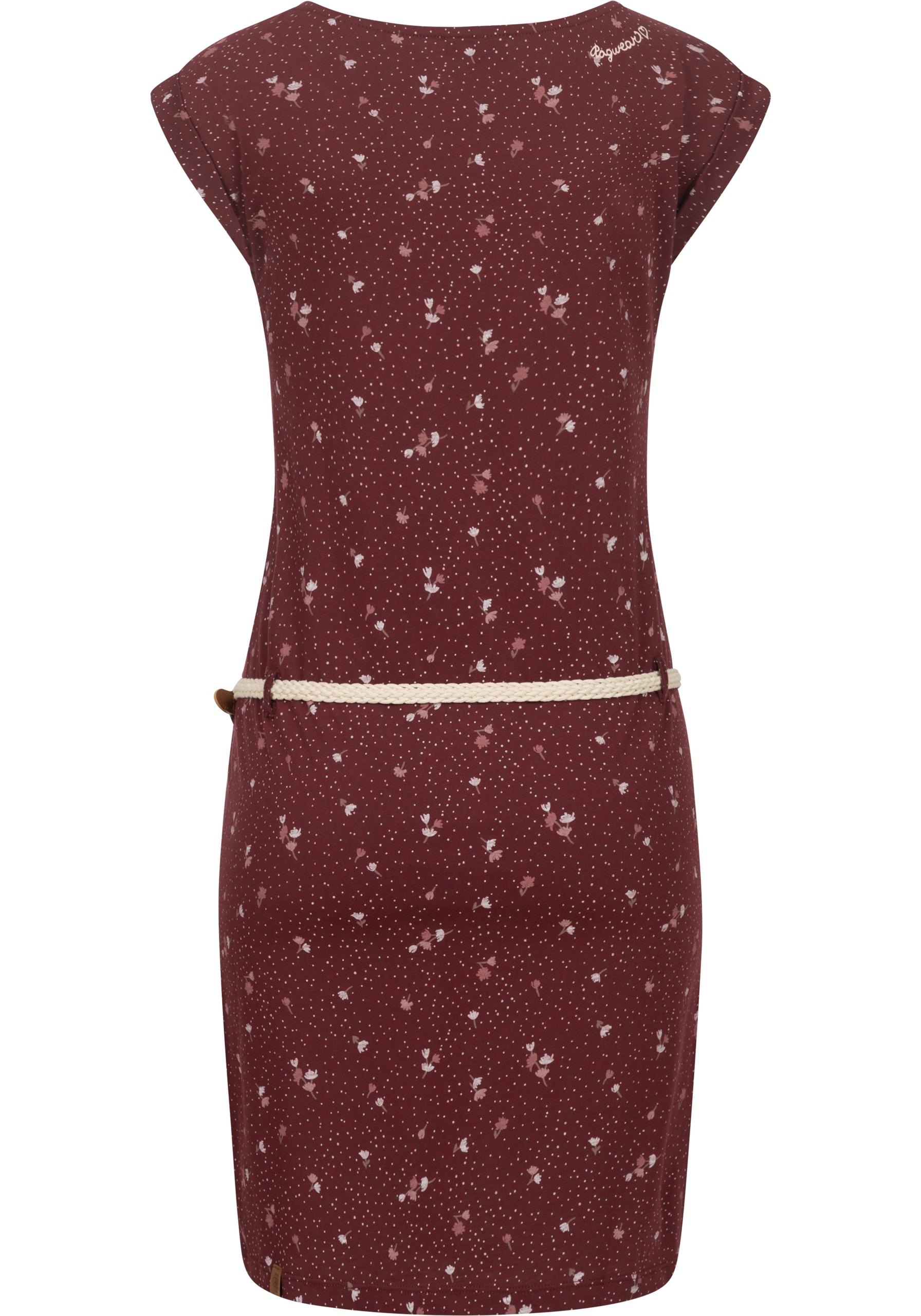 Ragwear Jerseykleid »Tamy Flowers«, stylisches Shirtkleid mit floralem Print