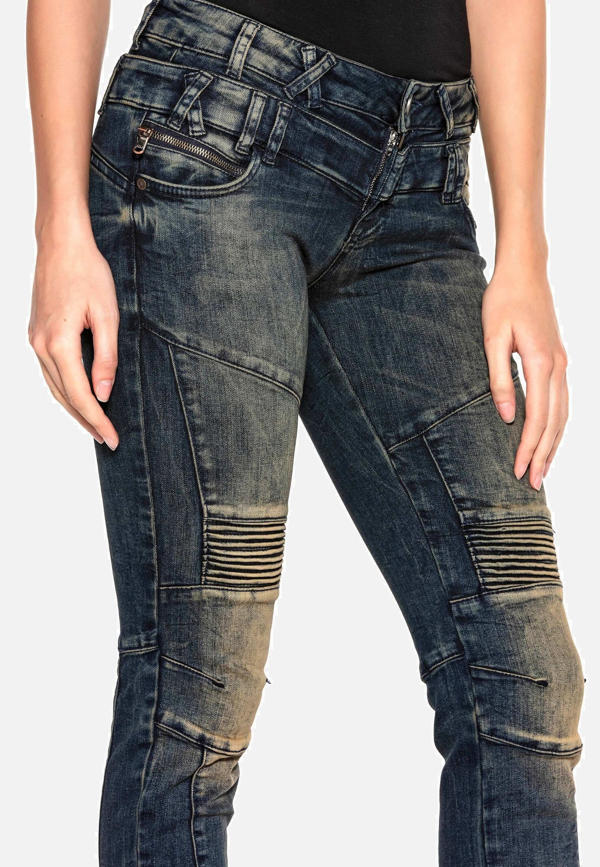 Cipo & Baxx Slim-fit-Jeans »Jeans«, mit Doppel-Bund, WD362