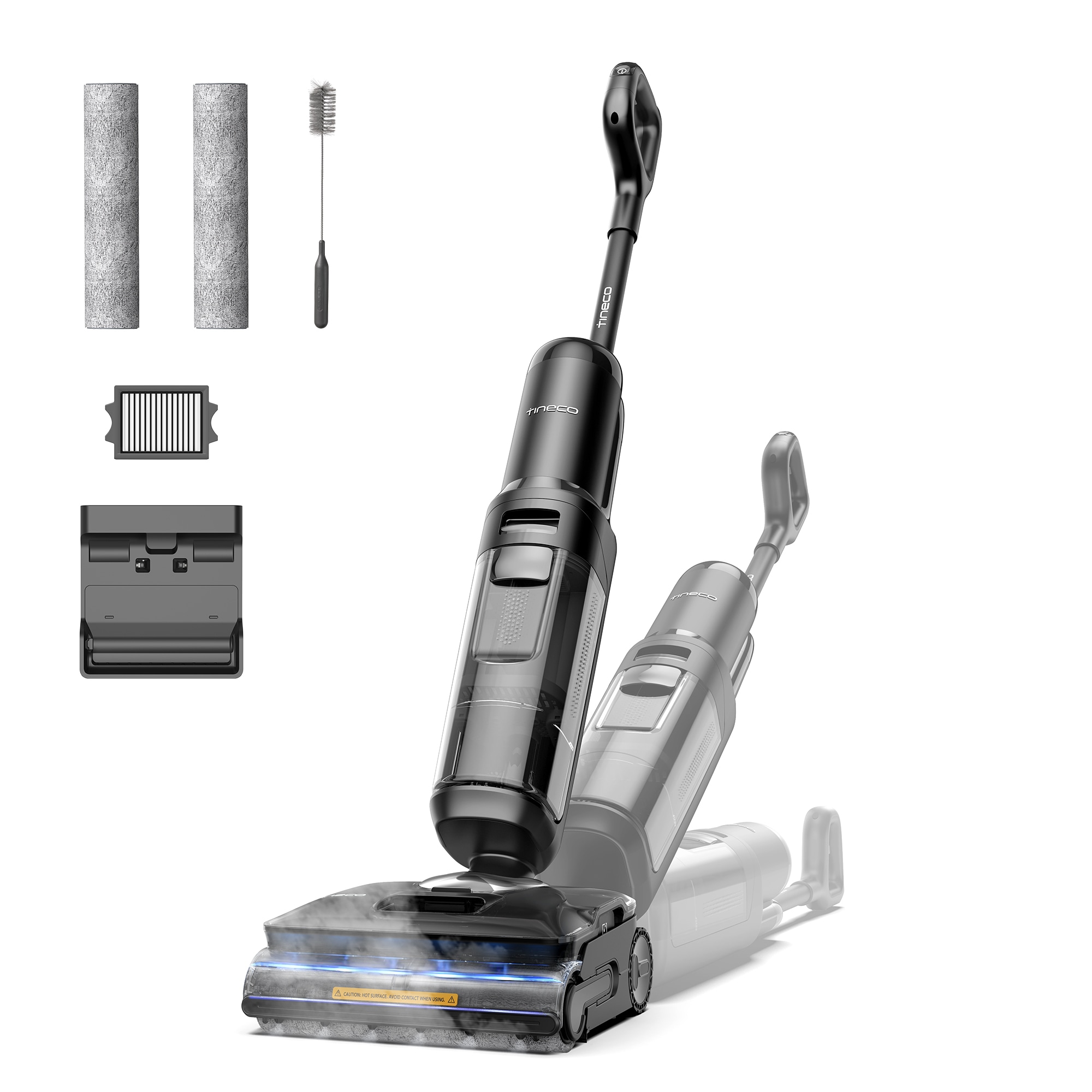 Tineco Nass-Trocken-Sauger "FLOOR ONE S7 Stretch Steam Plus mit 160C Dampfreinigung" Selbstantrieb, 80 Minuten, Dampfreiniger