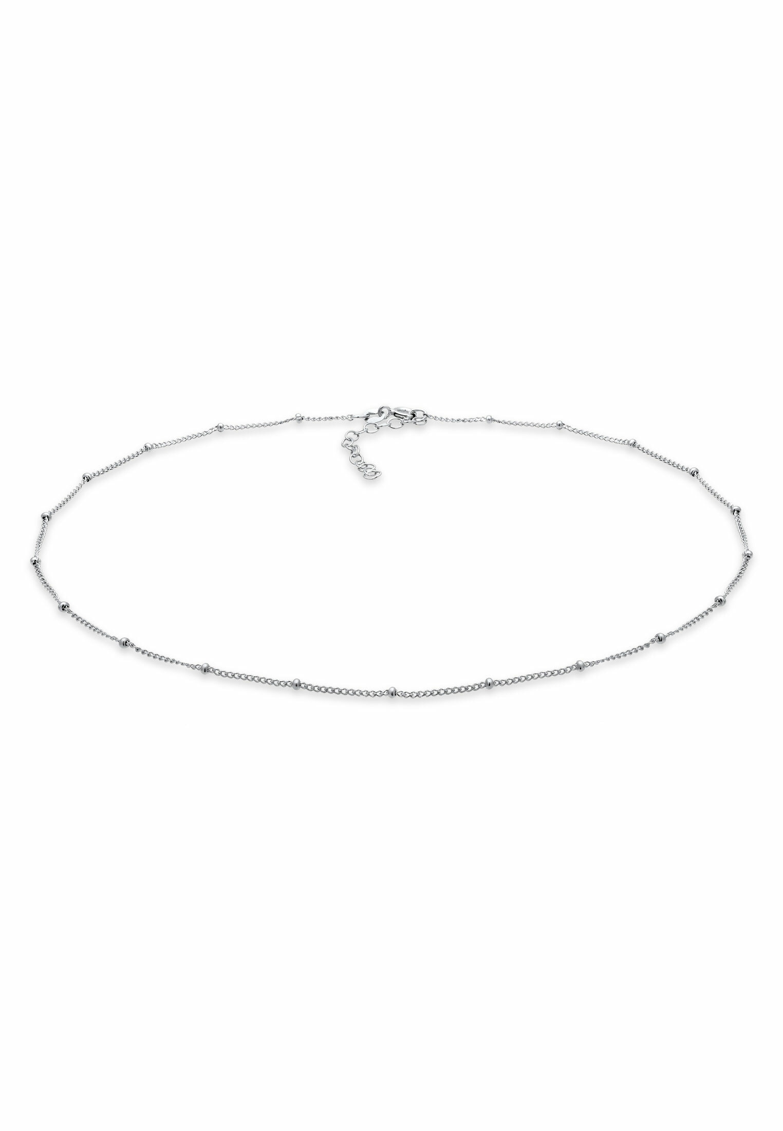 "Choker ELLI ""Halskette Choker Kugelkette Basic Trend 925 Silber"" Gr. 36, silber, Halsketten, Damen, ohne Stein, Silber 925 (Sterlingsilber)"