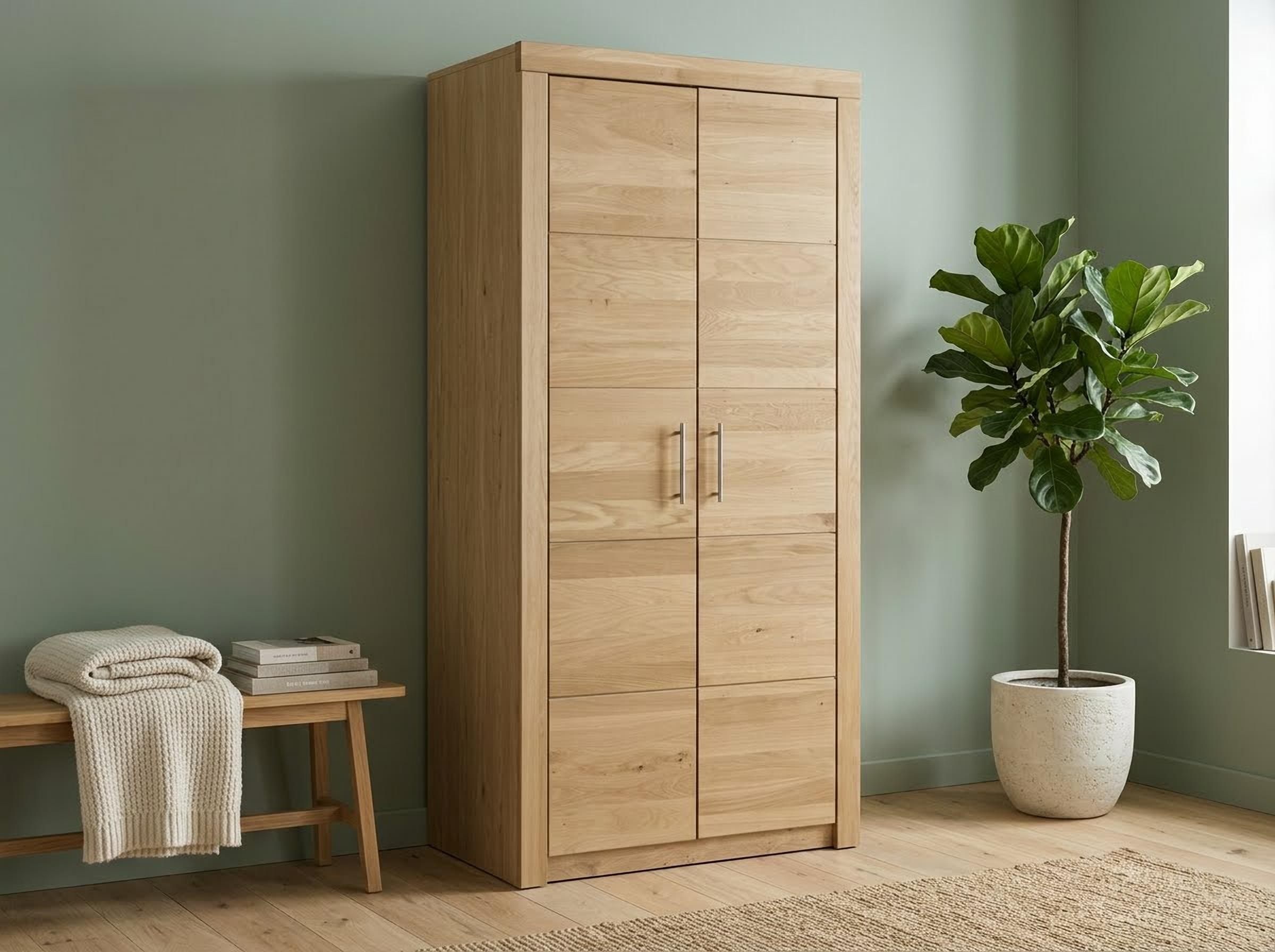 VOGL Möbelfabrik Aktenschrank "Toronto" in 2 Breiten, teilmassiv, Fächer für Aktenordner, Made in Germany