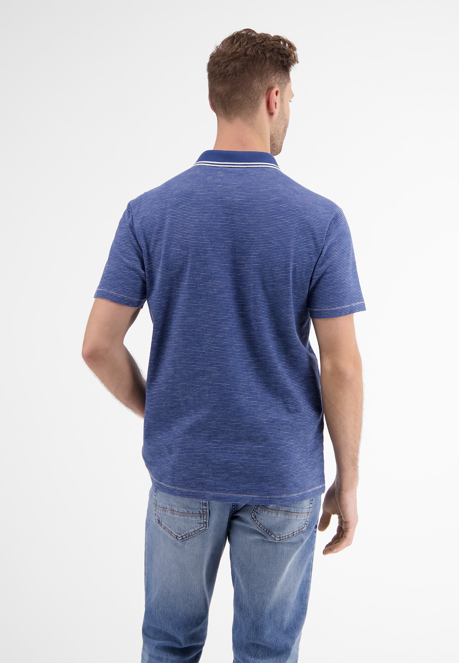LERROS Poloshirt »LERROS Poloshirt mit Finelinerstreifen«