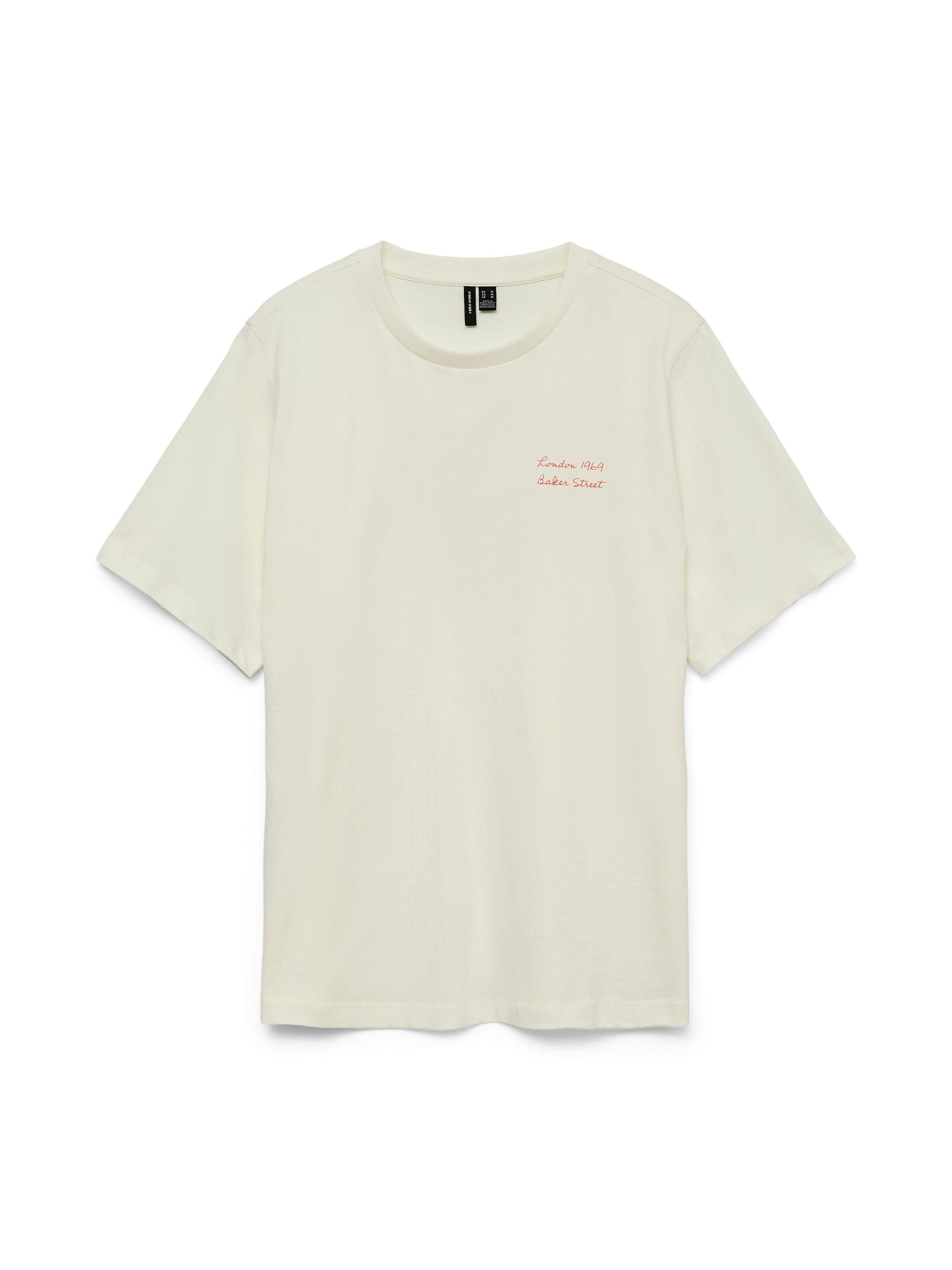 Vero Moda Kurzarmshirt »VMYVONNE CATY SS TOP BOX JRS« mit Rückenprint