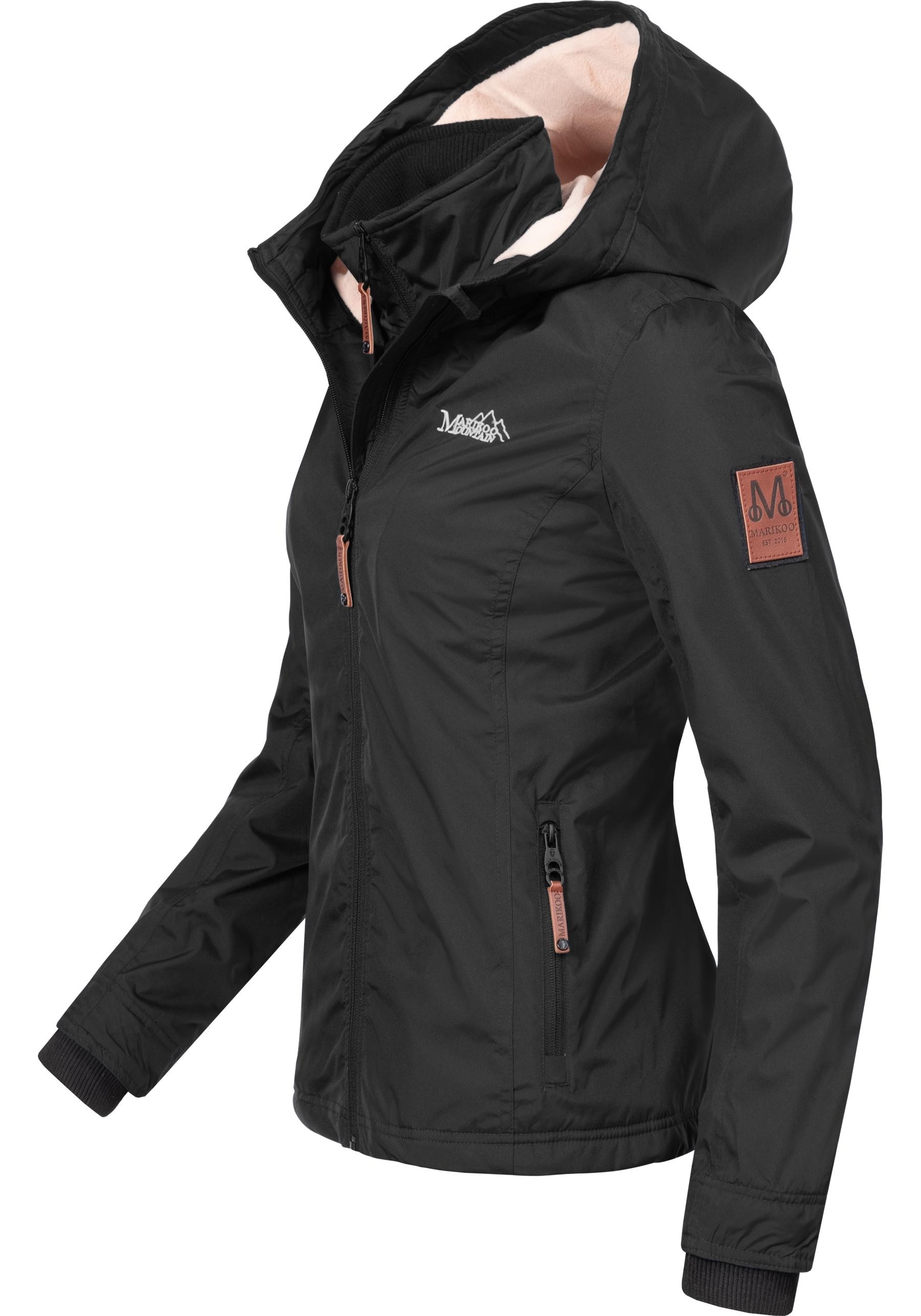 Marikoo Outdoorjacke »Erdbeere«, mit Kapuze, sportliche Funktionsjacke mit Kapuze