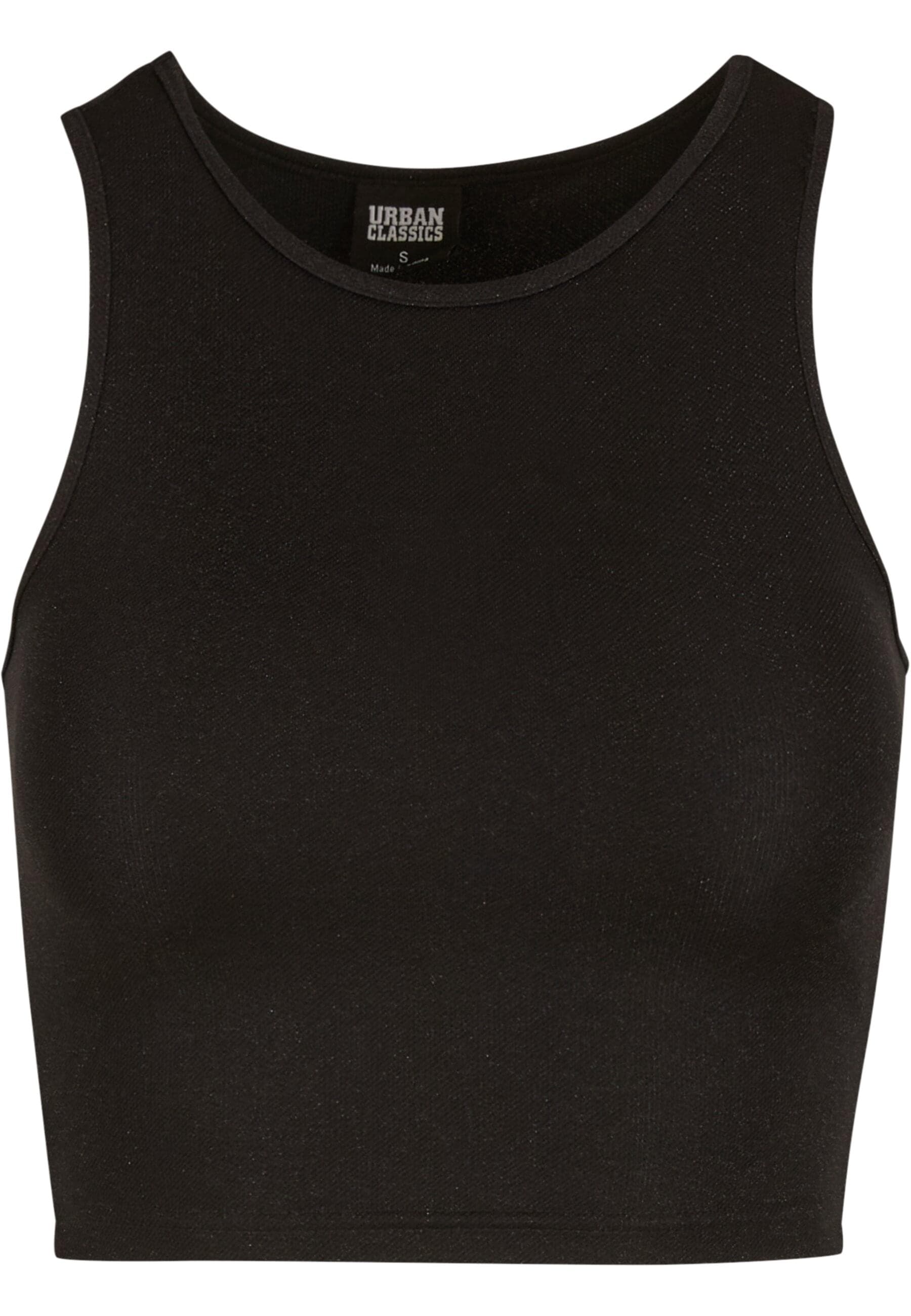 URBAN CLASSICS Muskelshirt "Urban Classics Ladies Glitter Cropped Top", (1 günstig online kaufen