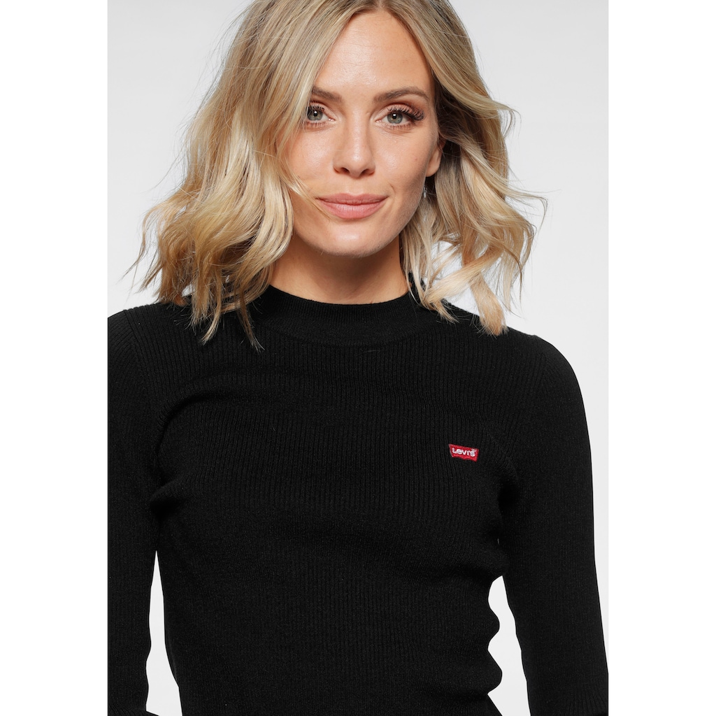 Levi's® Strickpullover »CREW RIB SWEATER«, mit Batwing Logo