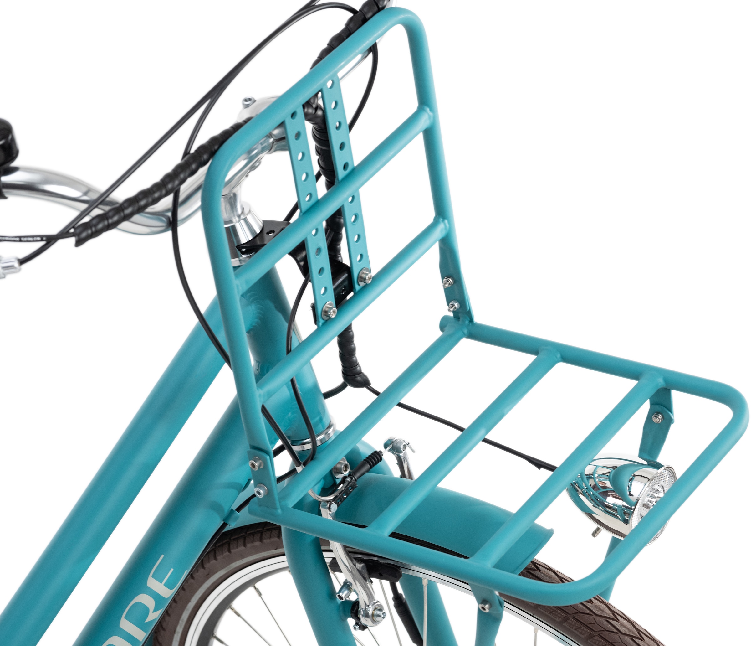 Adore E-Bike »Cantaloupe«, 3 Gang, Shimano, Nexus Schaltbox, Frontmotor 250 W, Pedelec, Elektrofahrrad für Damen, Cityrad, Frontgepäckträger