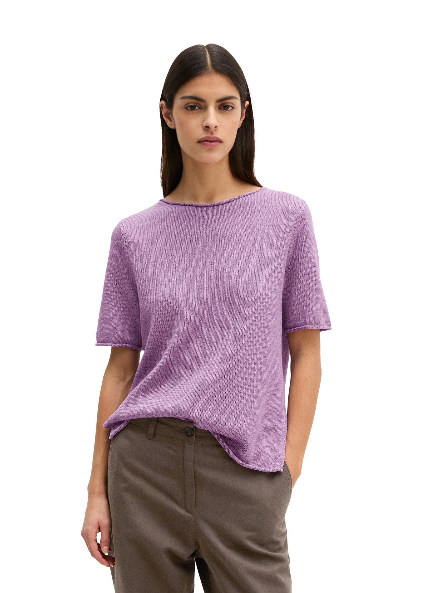 Marc OPolo Strickpullover "aus Organic Cotton-Leinen-Mix"