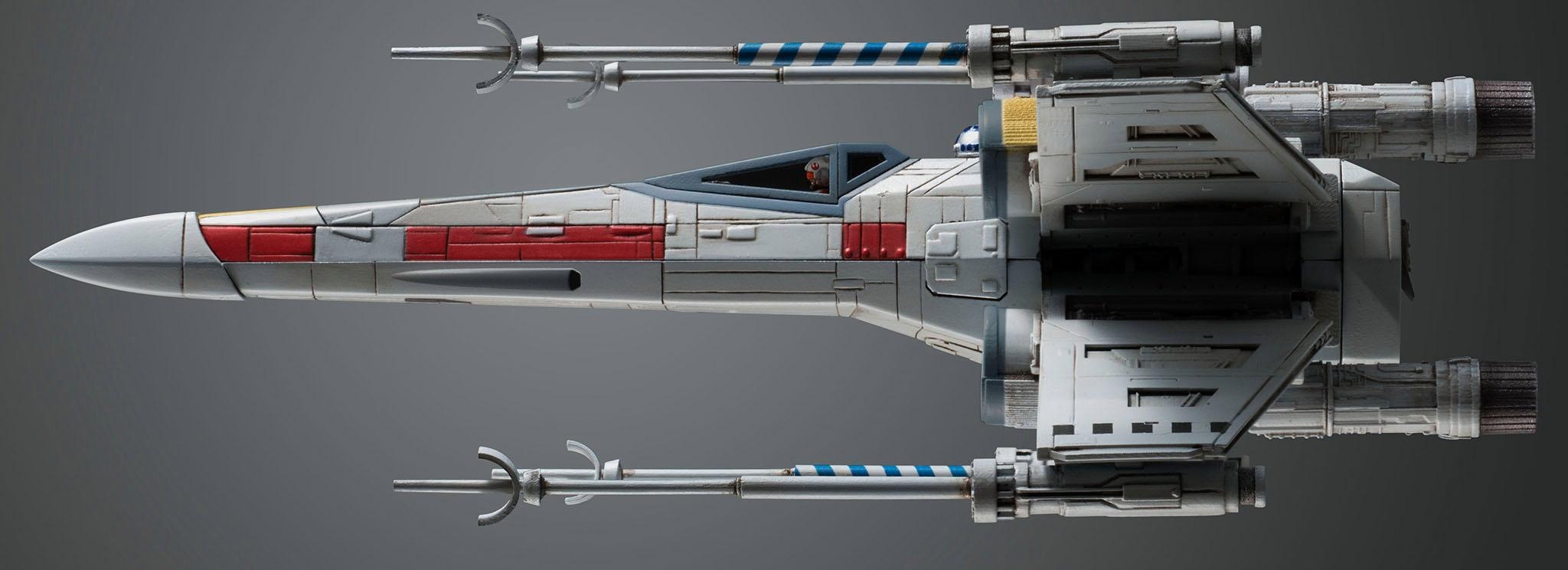 Bandai Modellbausatz »Star Wars X-Wing Starfighter«, 1:72, mit 2 Figuren