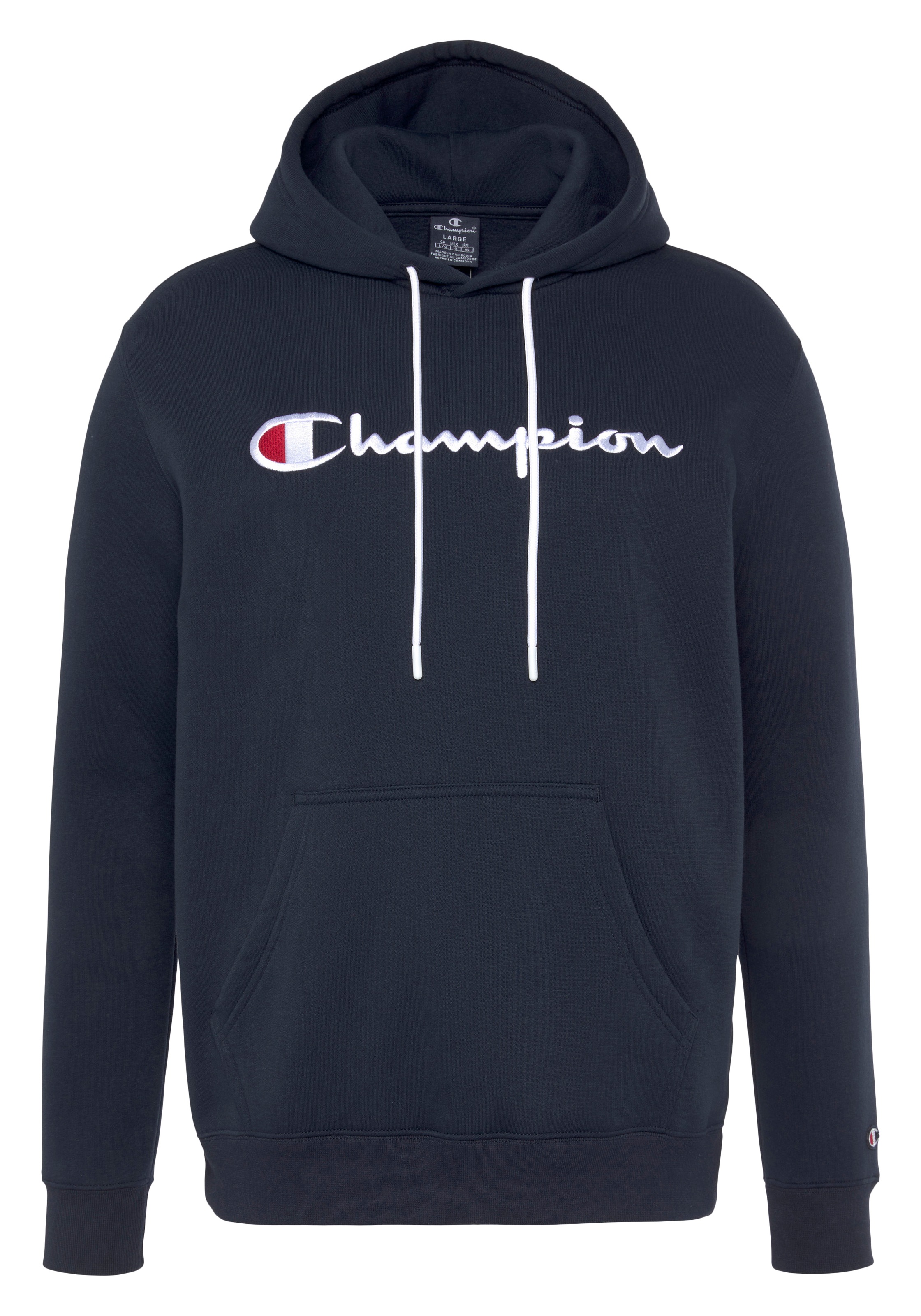 Blue and black champion hoodie online