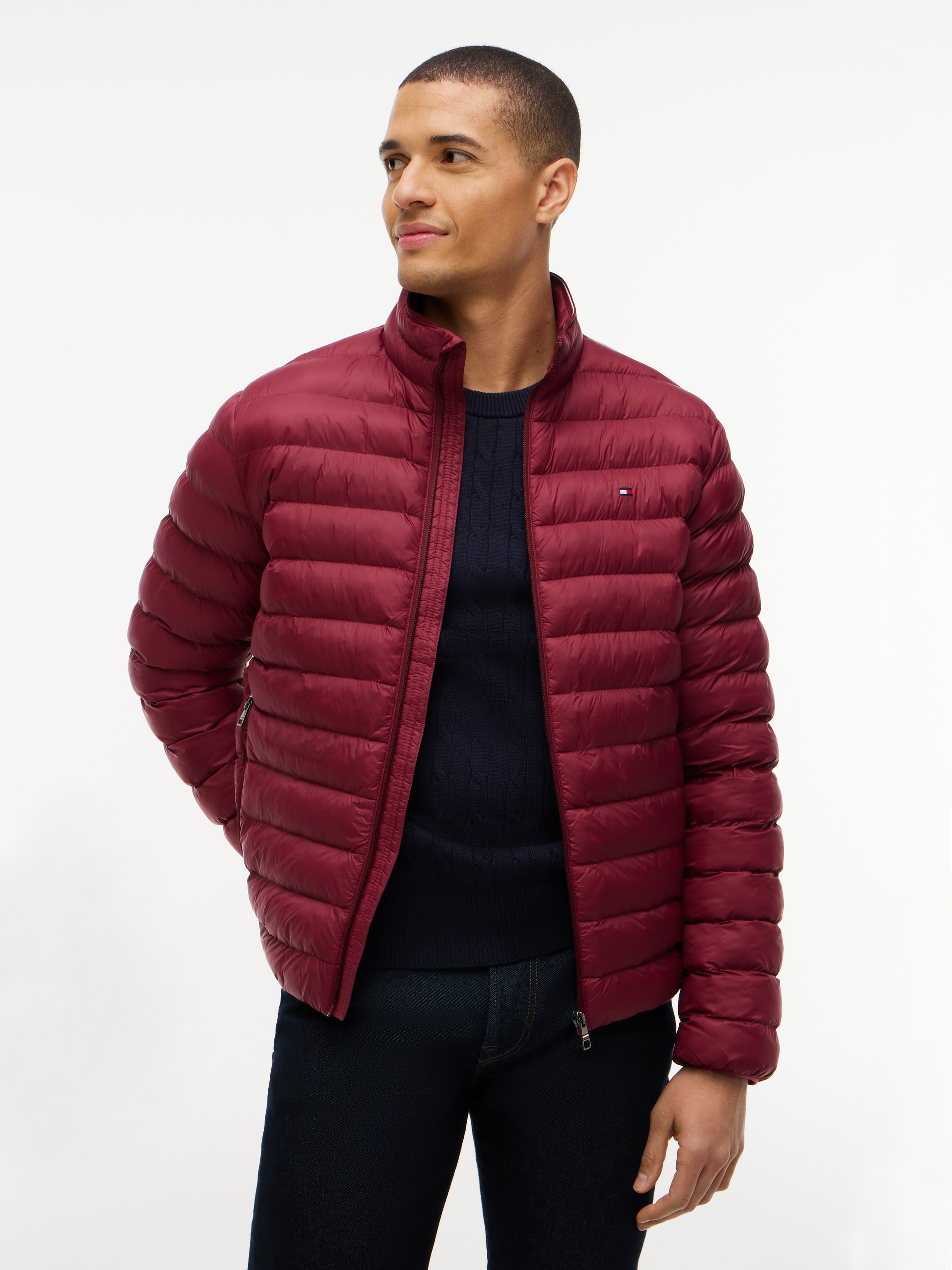 Tommy Hilfiger Steppjacke "PACKABLE RECYCLED JACKET" Winterjacke mit Logostickerei