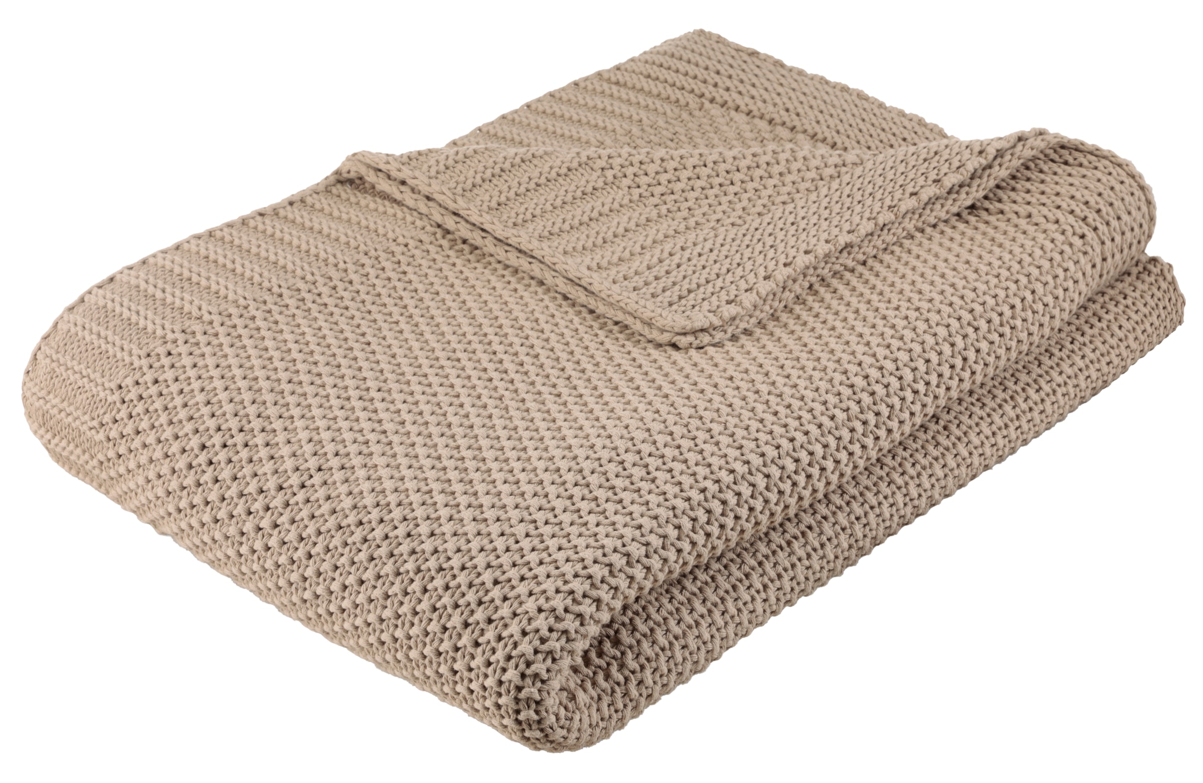 OTTO home Wohndecke "Phelon" 100% Baumwolle, Trendiges Strickmuster, 130 × günstig online kaufen