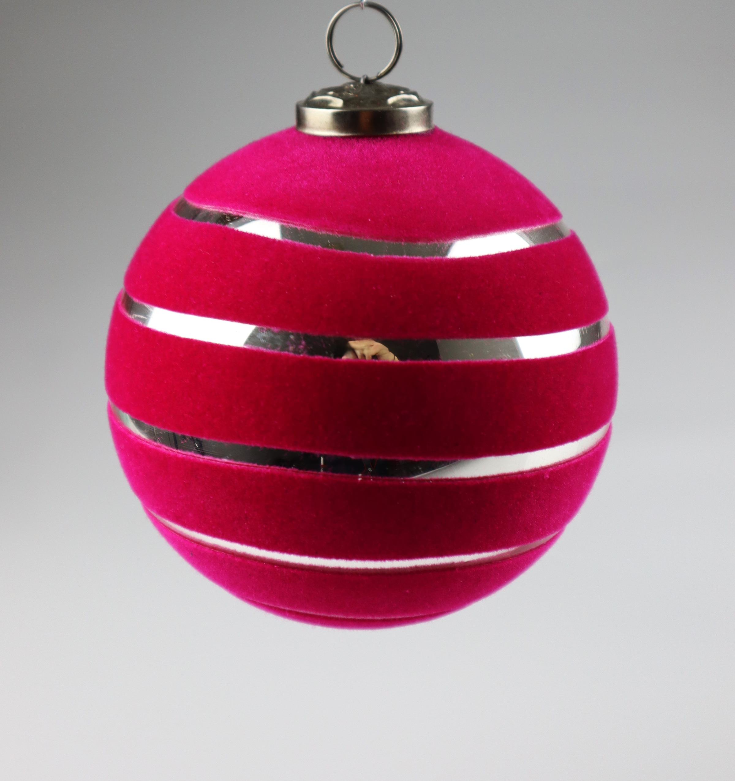 AM DESIGN Weihnachtsbaumkugel "aus Glas, Ø 10 cm", 10cm, pink, Weihnachtsbaumkugeln, 4er Set