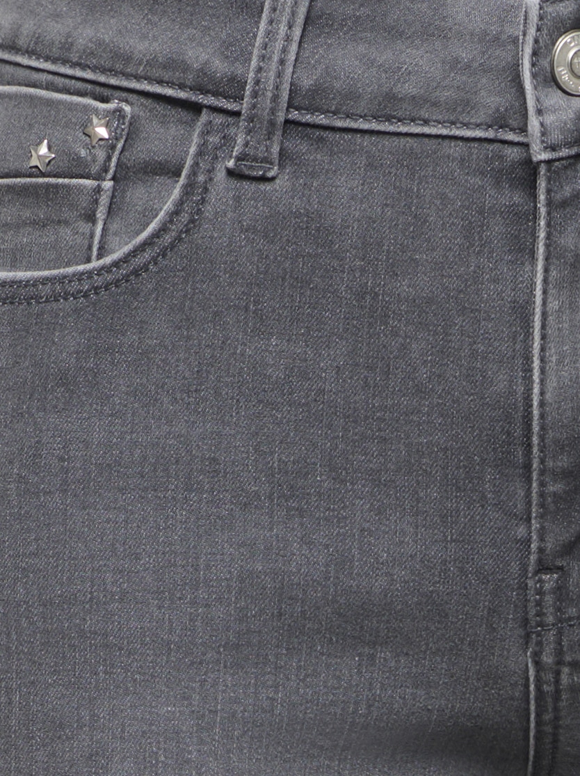 ONLY Skinny-fit-Jeans »ONLWAUW MW SK STAR POCKET DNM« Baumwollmischung, skinny fit