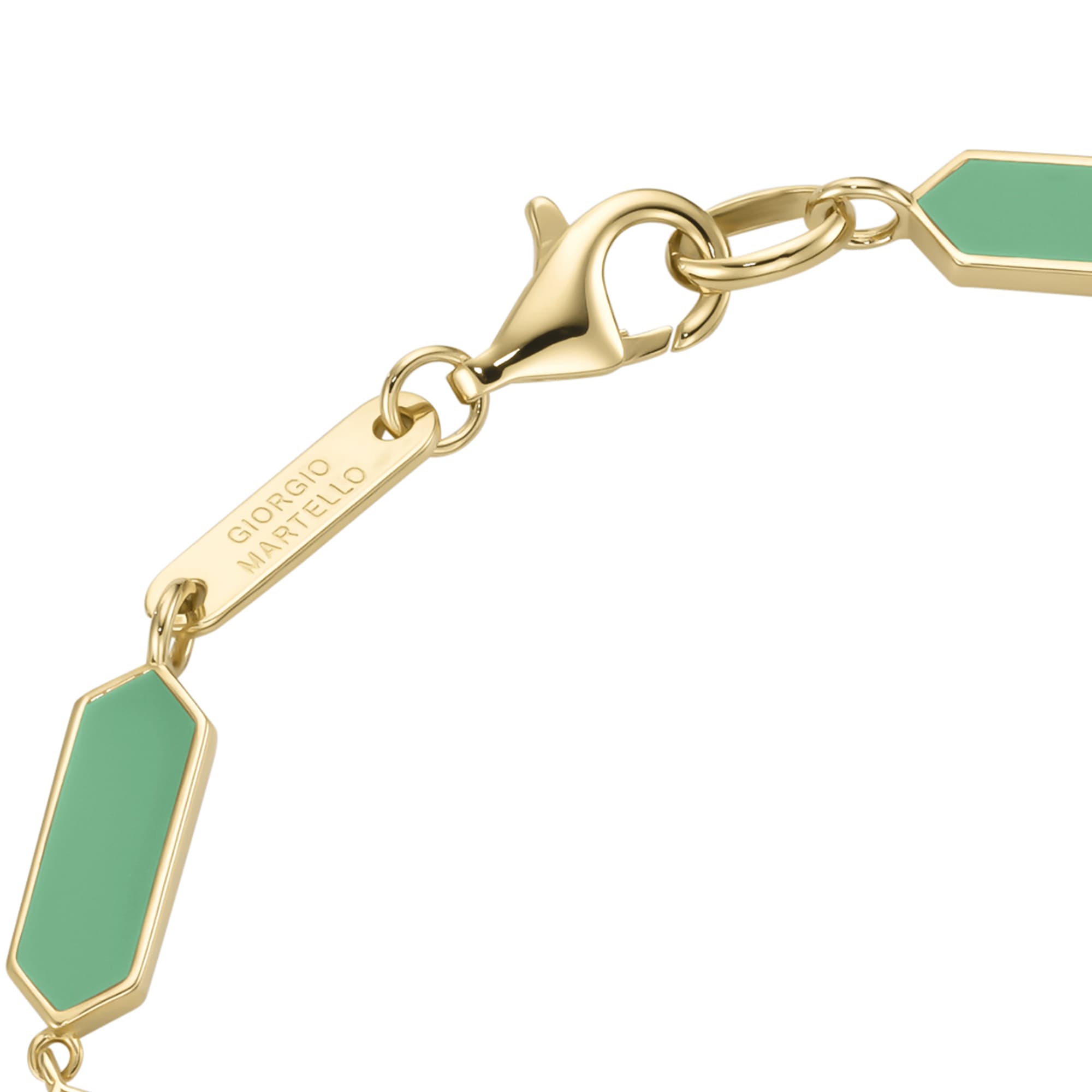 GIORGIO MARTELLO MILANO Armband »mit Emaille-Einlagen und Zirkonia, Silber 925«