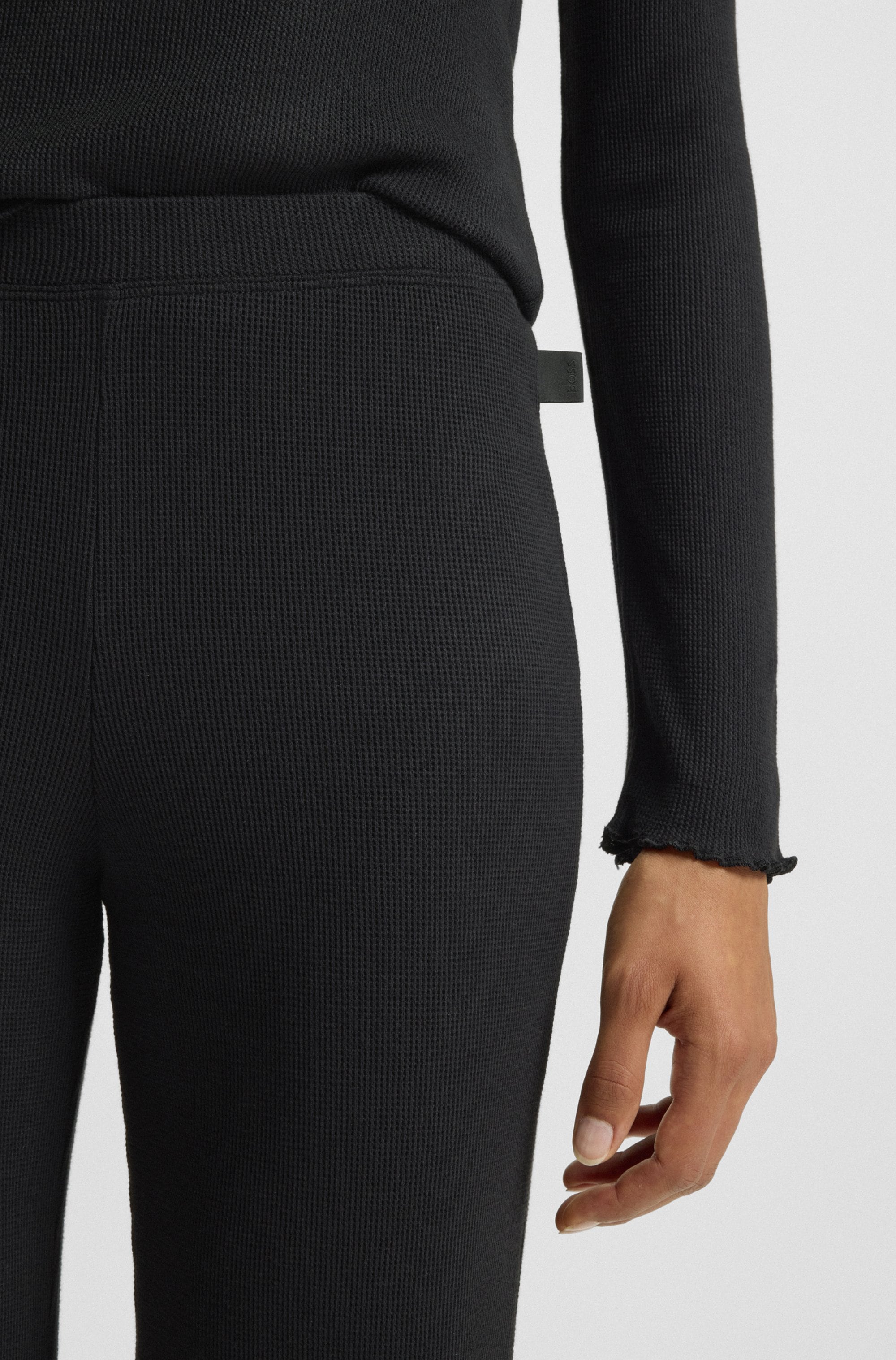 BOSS Pyjamahose »Cosy Waffle«  aus Baumwoll-Mix mit Waffelstruktur