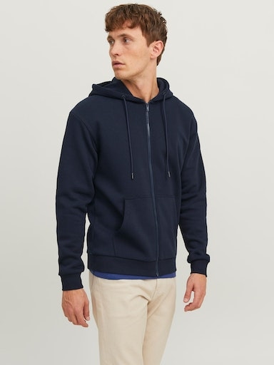 Jack & Jones Kapuzensweatjacke "JJEBRADLEY SWEAT ZIP HOOD NOOS", mit Kapuze