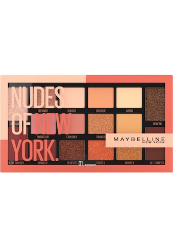 MAYBELLINE NEW YORK Lidschatten-Palette »Nudes Of New York...