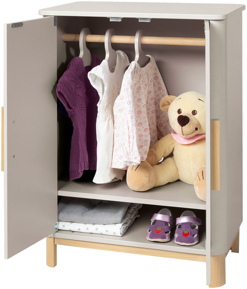 Pinolino® Puppenkleiderschrank »Malea« inklusive 3 Kleiderbügel